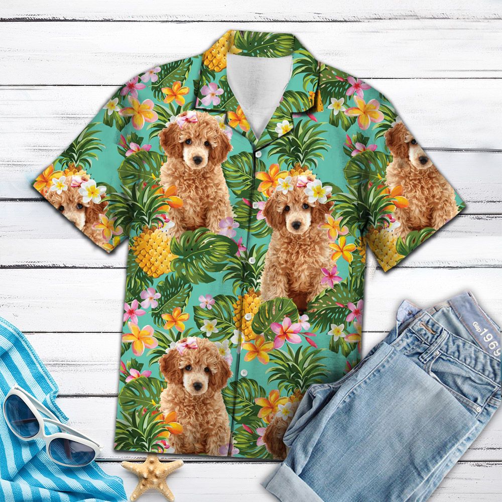 Tropical Pineapple Cockapoo H97059 - Hawaii Shirt