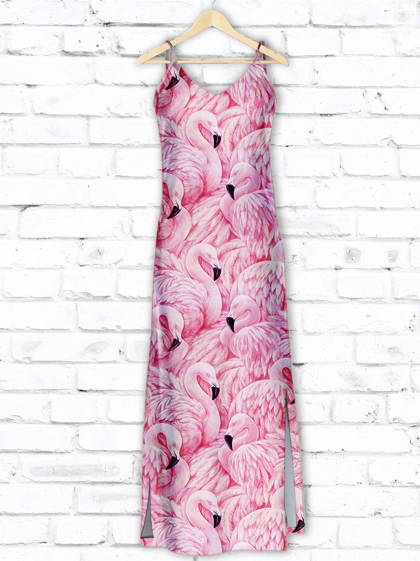 Hawaiian Flamingo Pink Group T1307 - Hawaii Dress