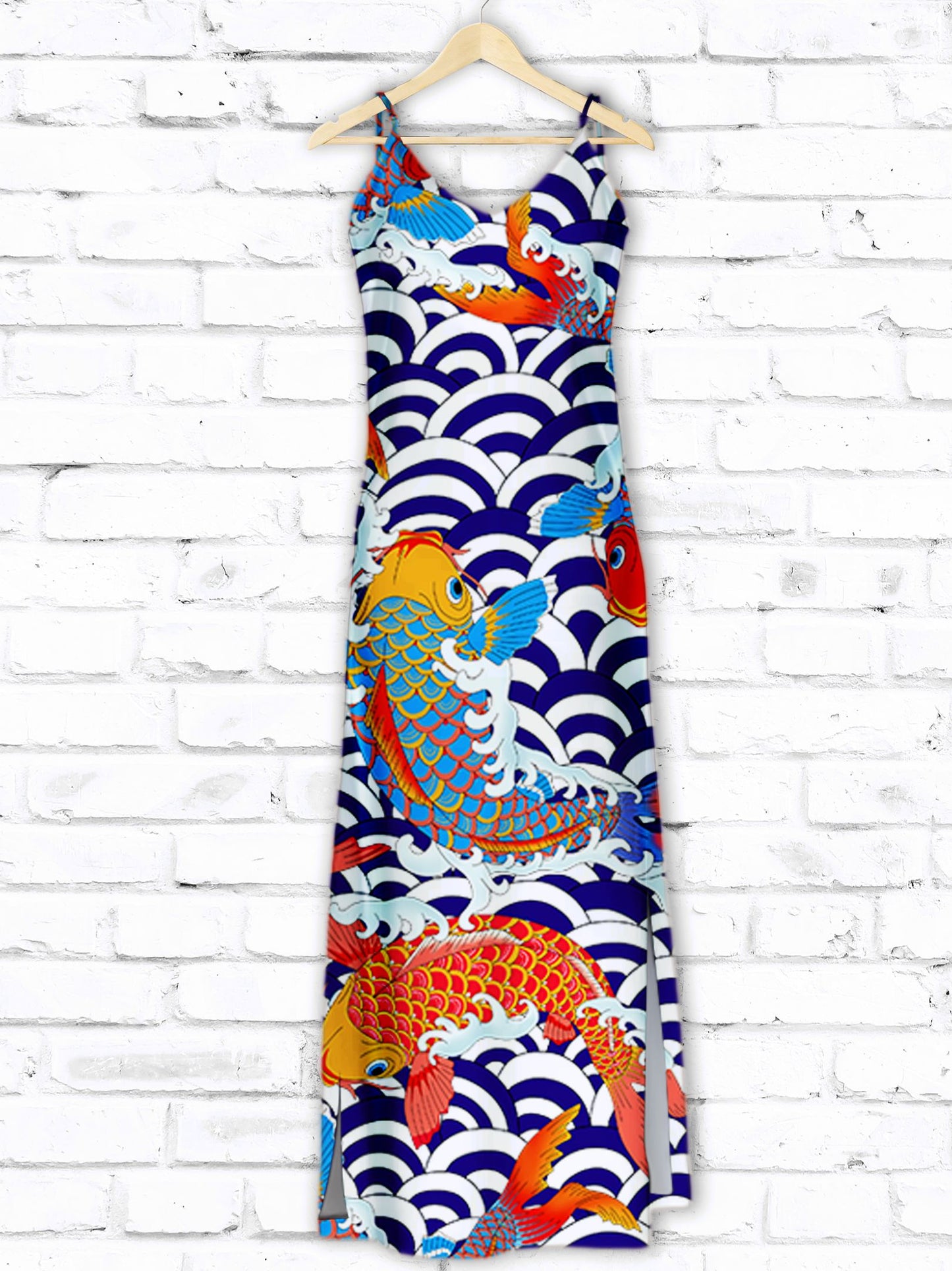 Hawaiian Koi Wave T1307 - Hawaii Dress