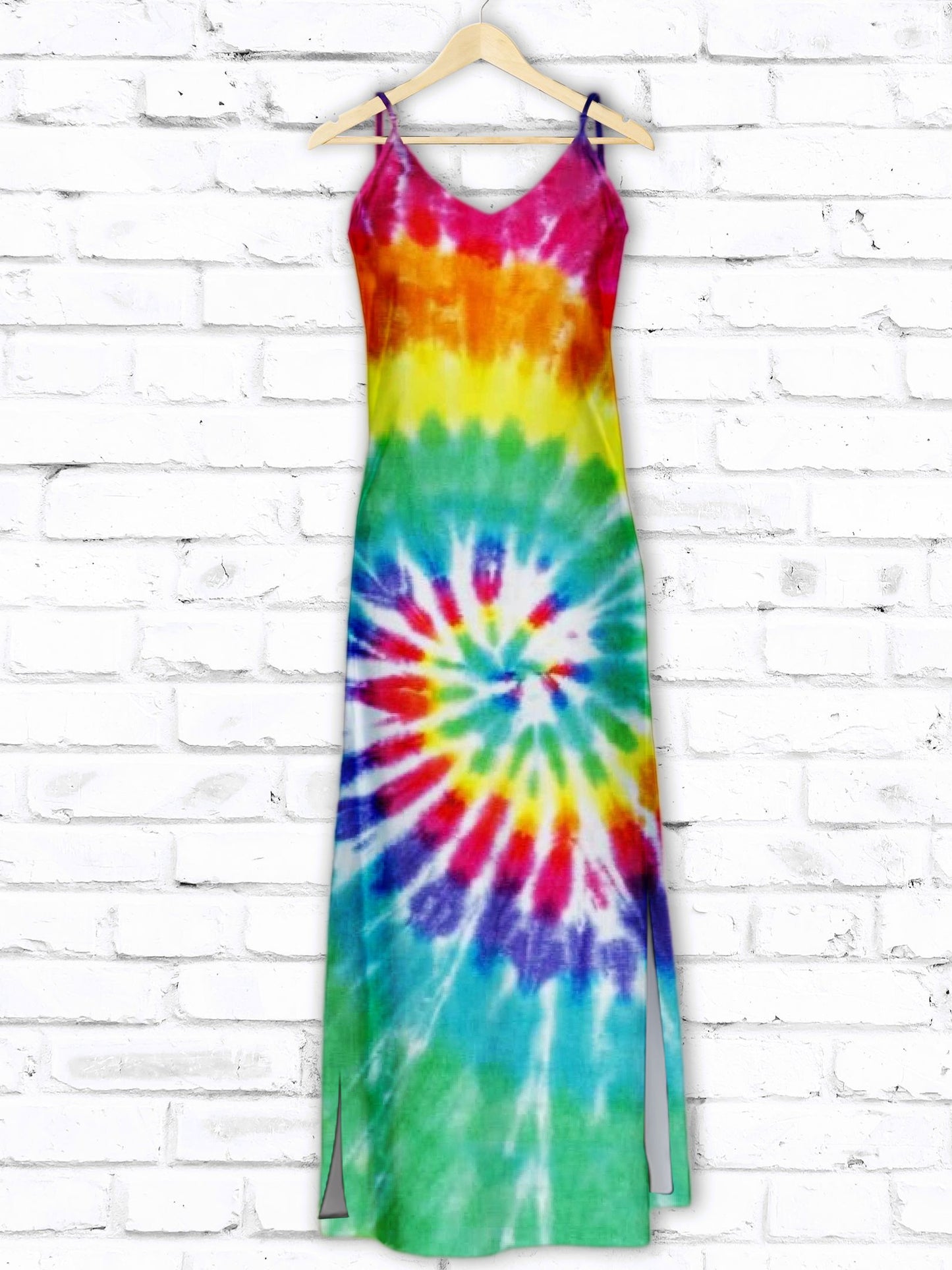 Hawaiian Colorful Tie Dye T1307 - Hawaii Dress