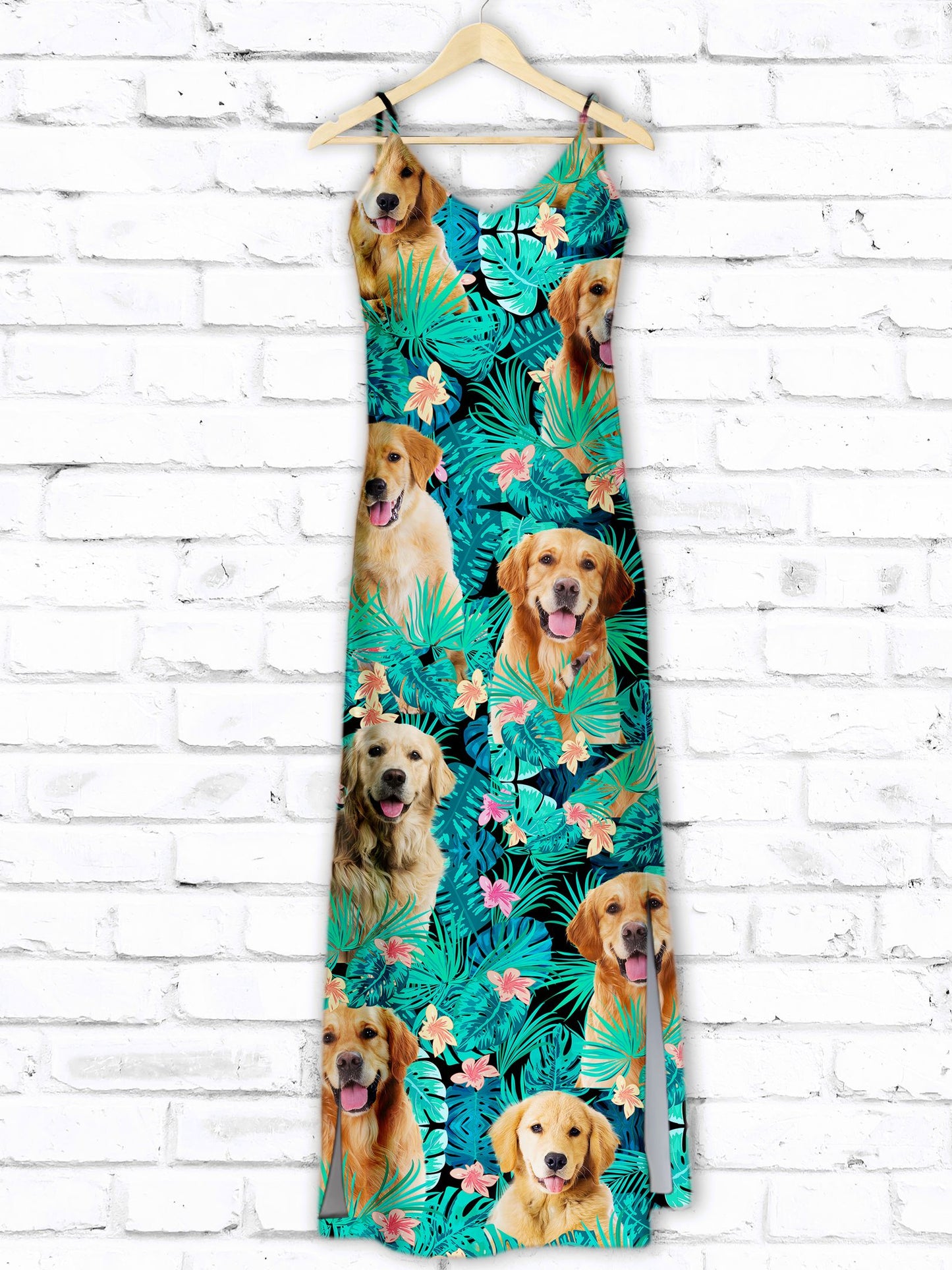 Hawaiian Golden Retriever Tropical T1307 - Hawaii Dress