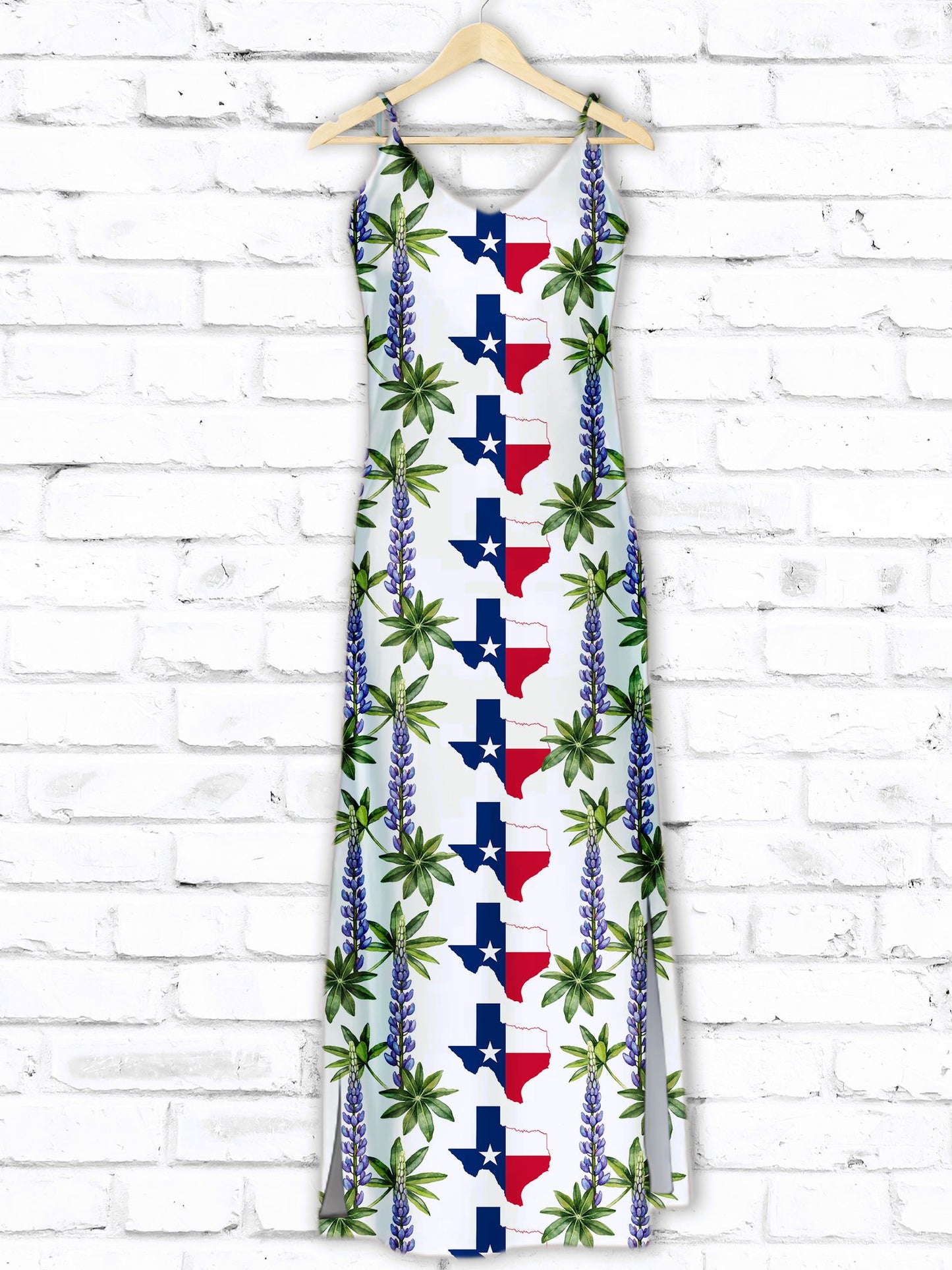 Hawaiian Texas Bluebonnet T1307 - Hawaii Dress