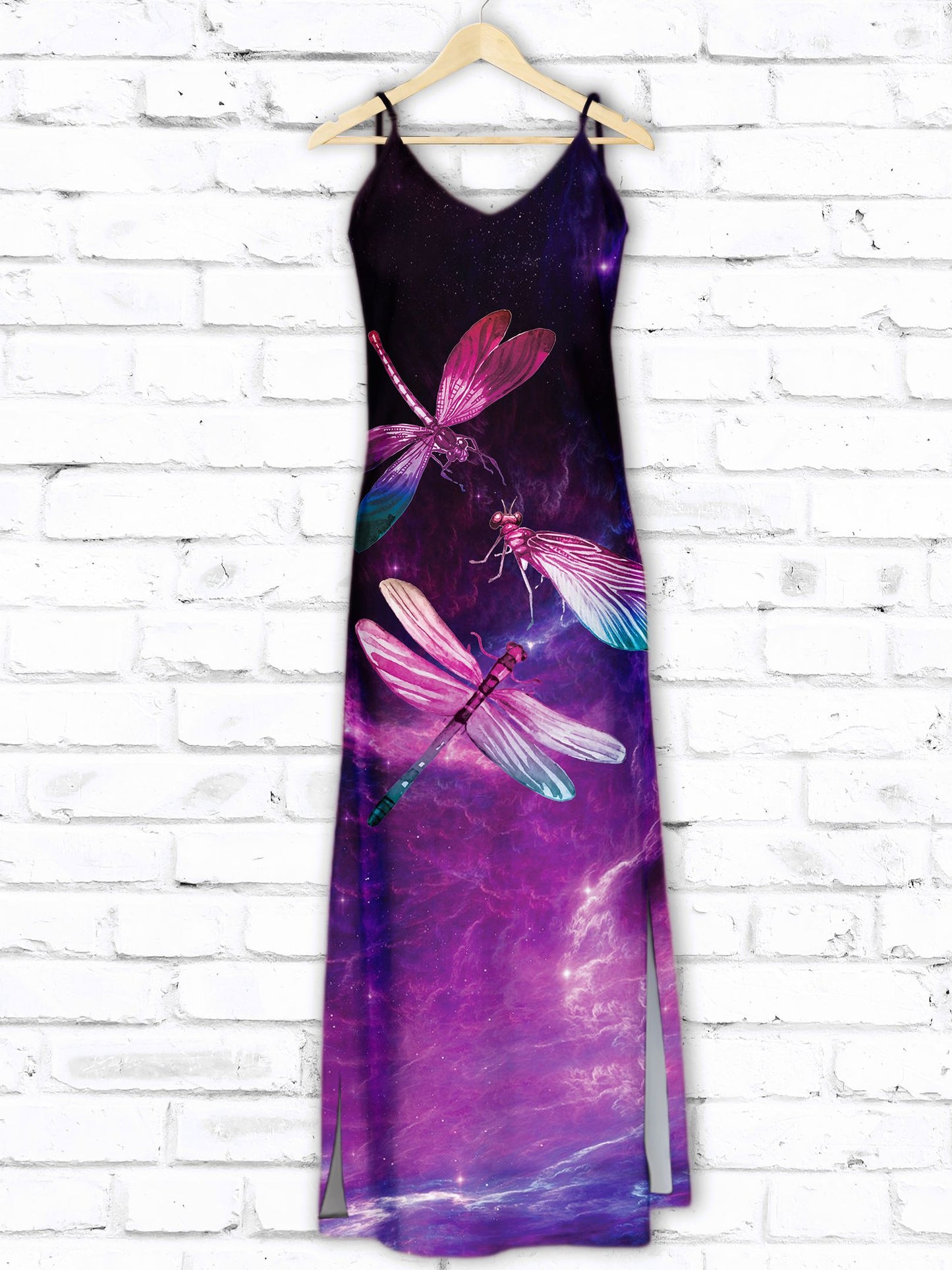 Hawaiian Dragonfly Purple Light T1307 - Hawaii Dress
