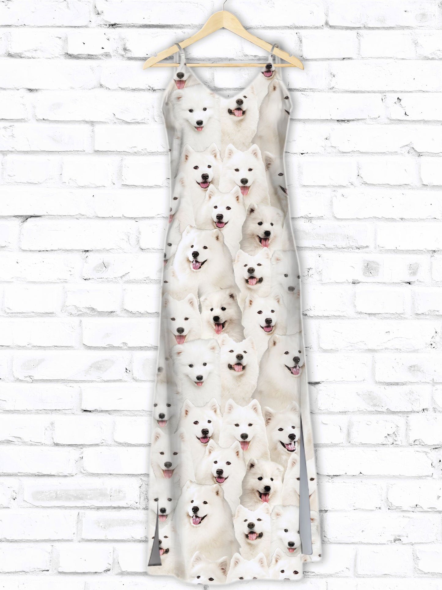 Hawaiian Samoyed Awesome D1407 - Hawaii Dress