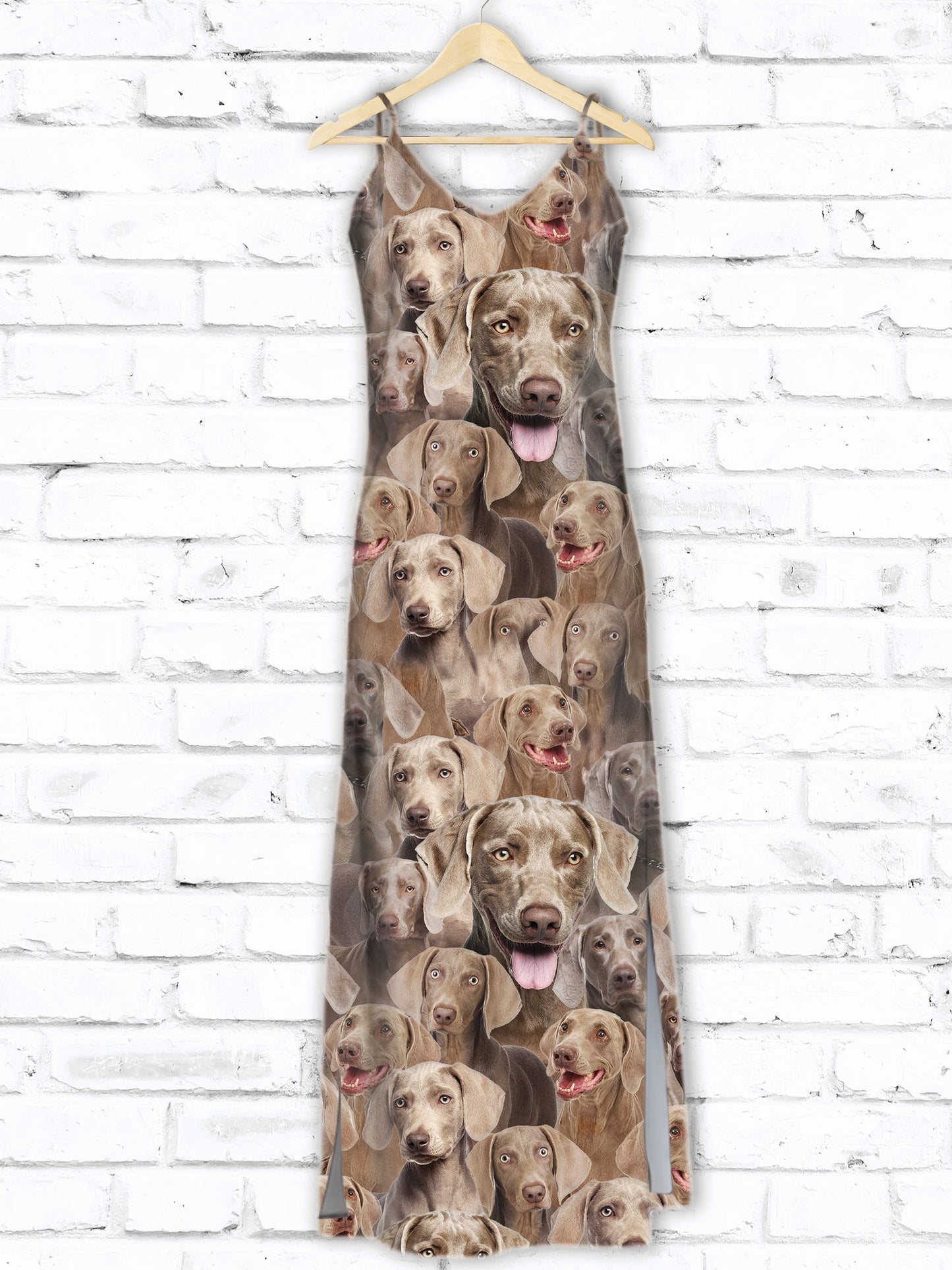 Hawaiian Weimaraner Awesome D1407 - Hawaii Dress