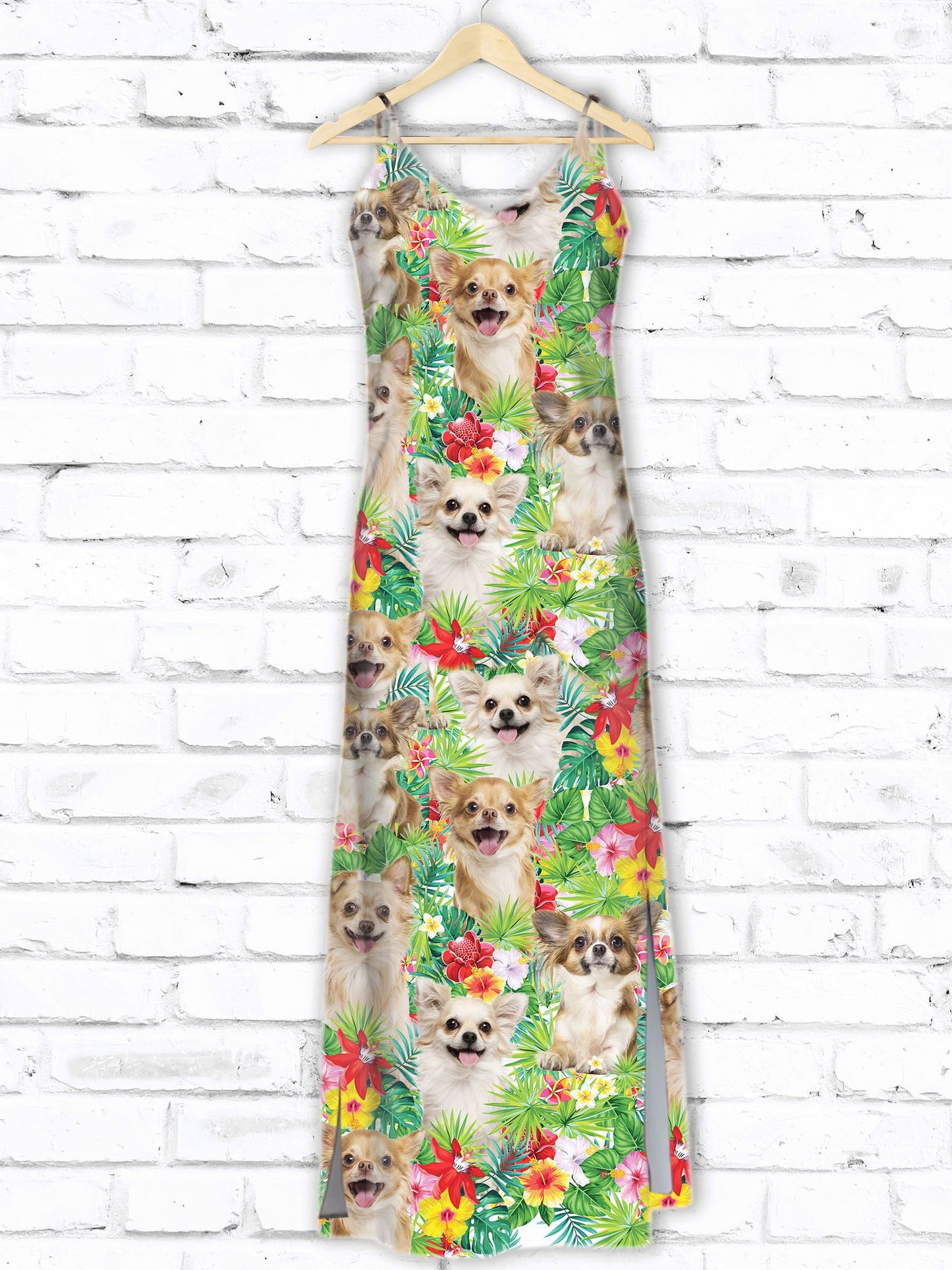 Hawaiian Chihuahua Flower D1407 - Hawaii Dress