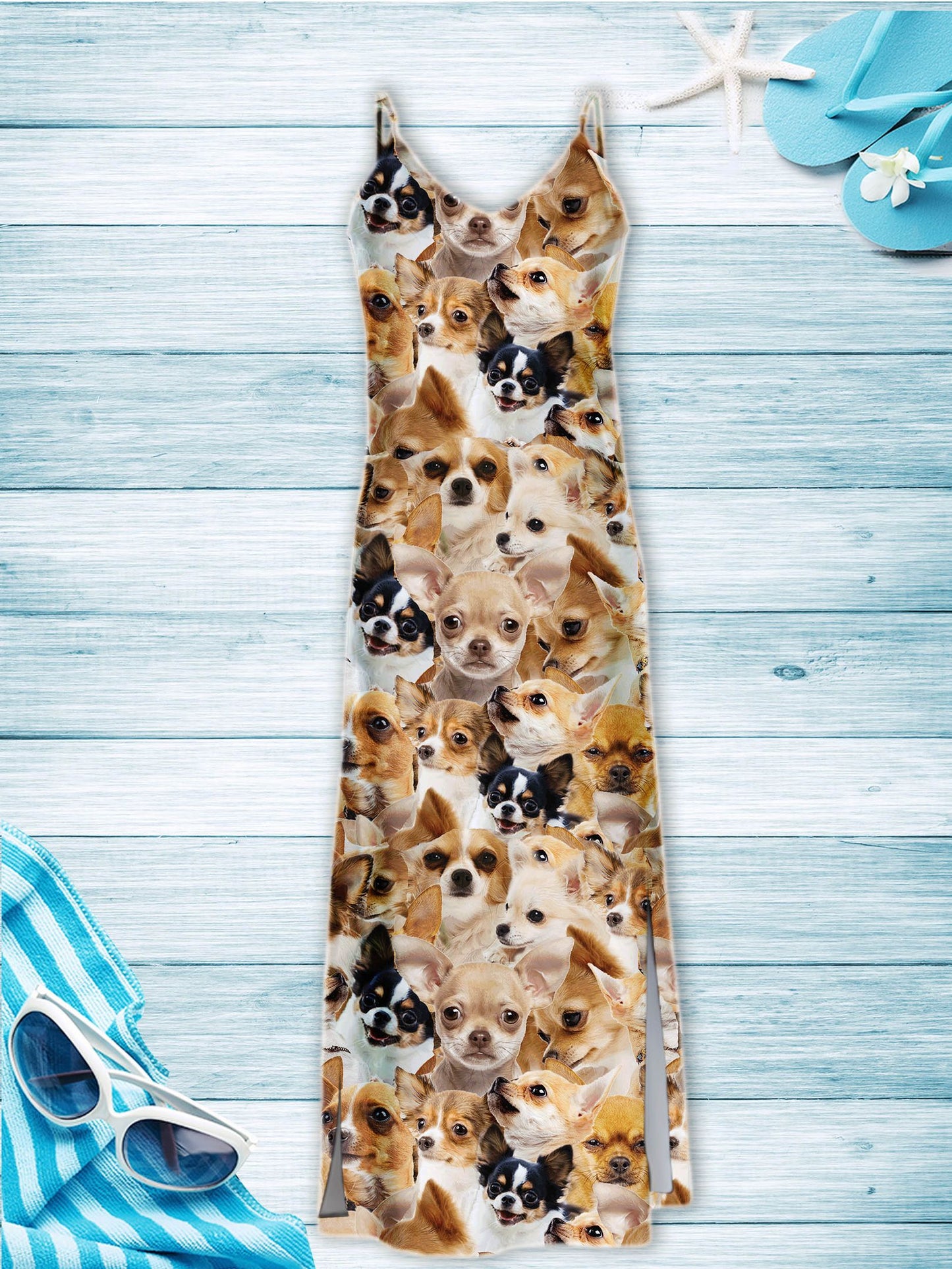 Hawaiian Chihuahua Group T1407 - Hawaii Dress