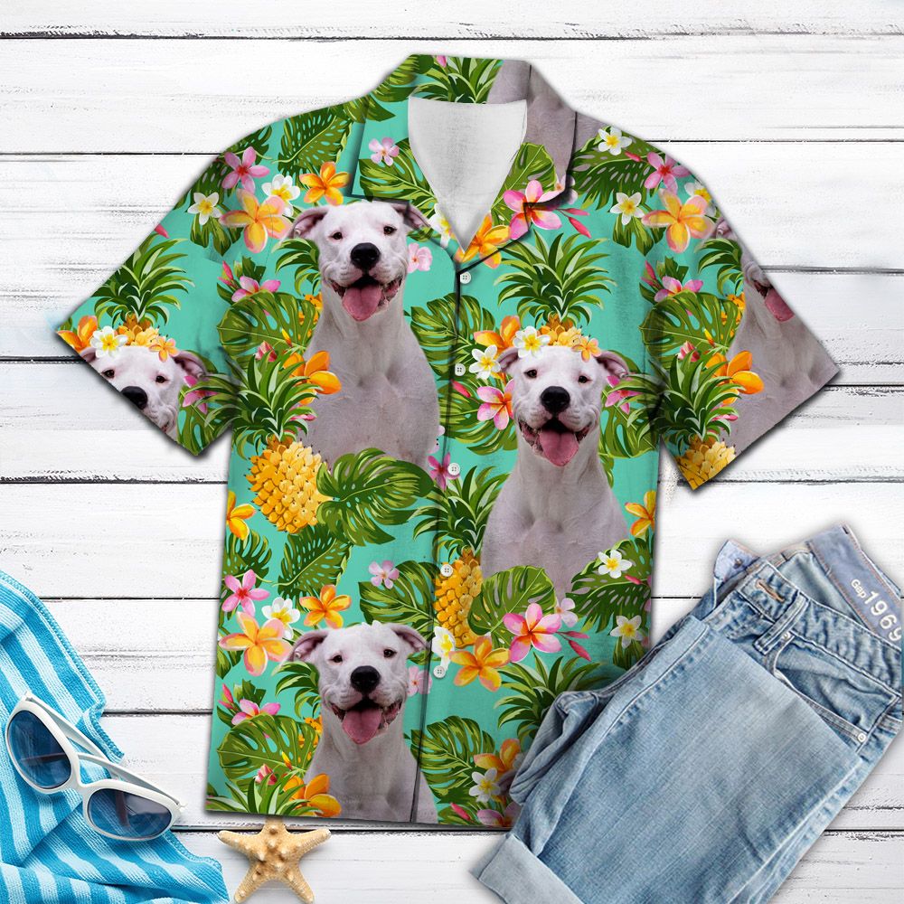 Tropical Pineapple Dogo Argentino H137075 - Hawaii Shirt