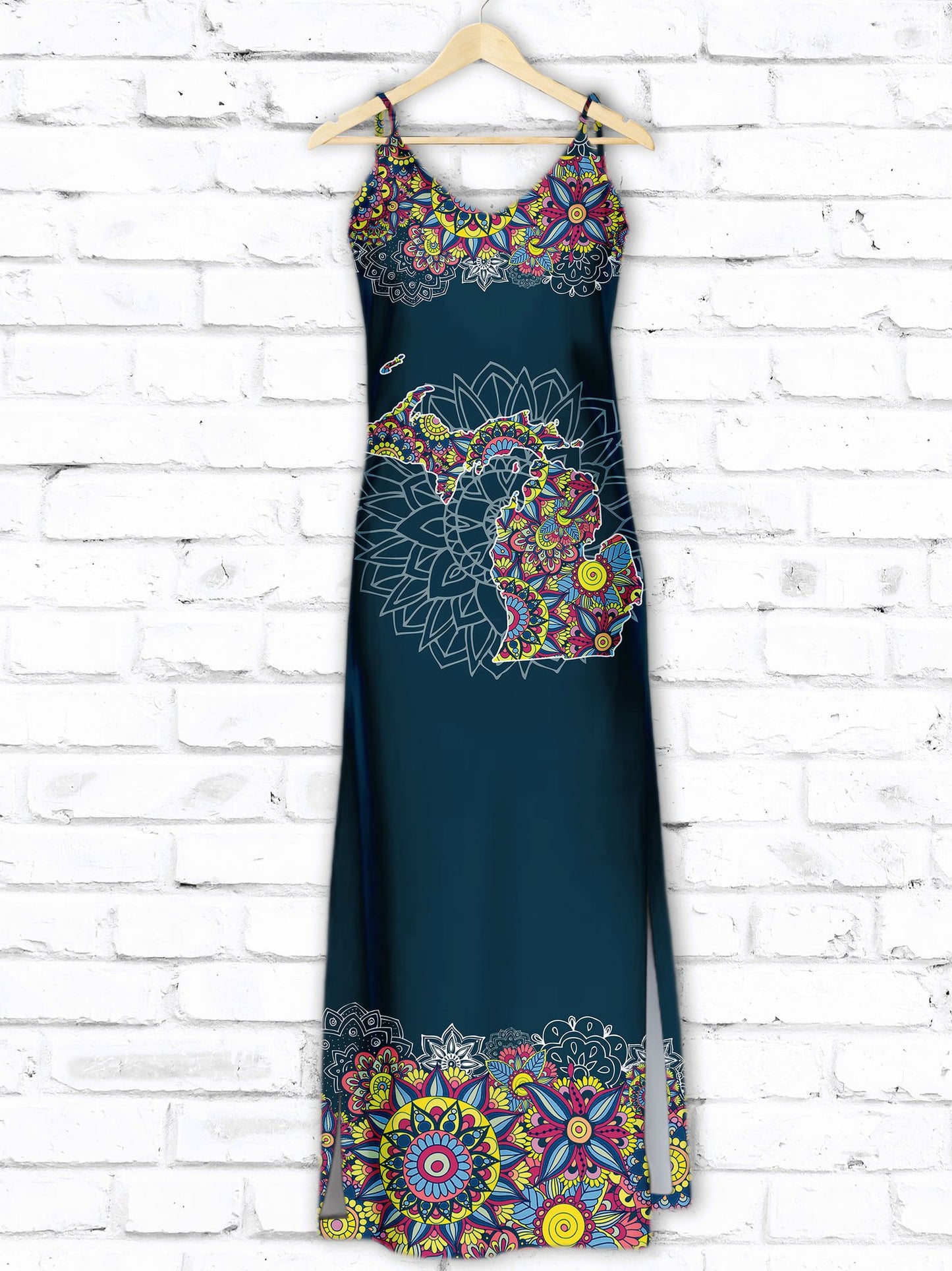 Hawaiian Michigan Mandala T1407 - Hawaii Dress