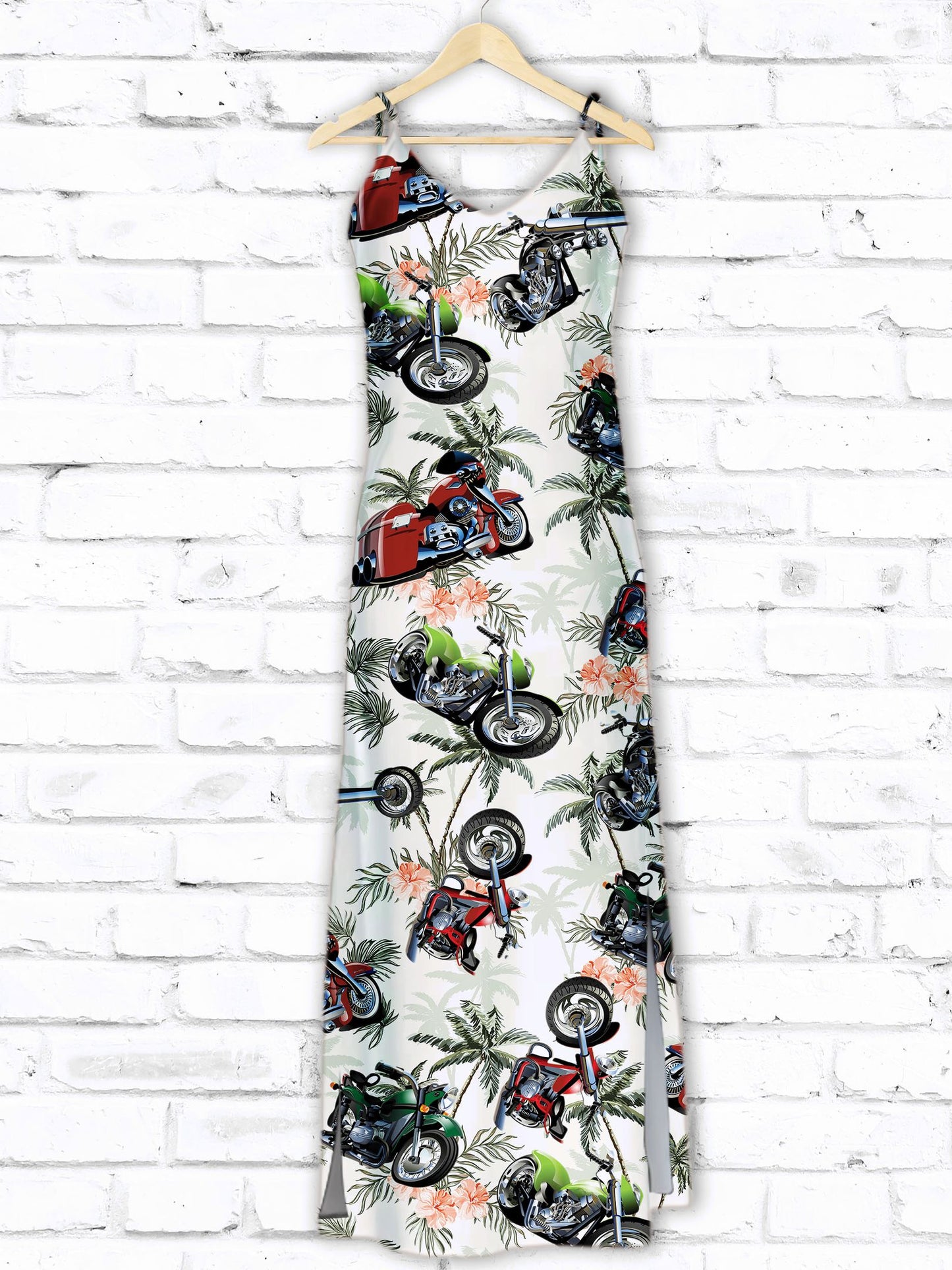 Hawaiian Motorbike Tropical Vintage T1407 - Hawaii Dress