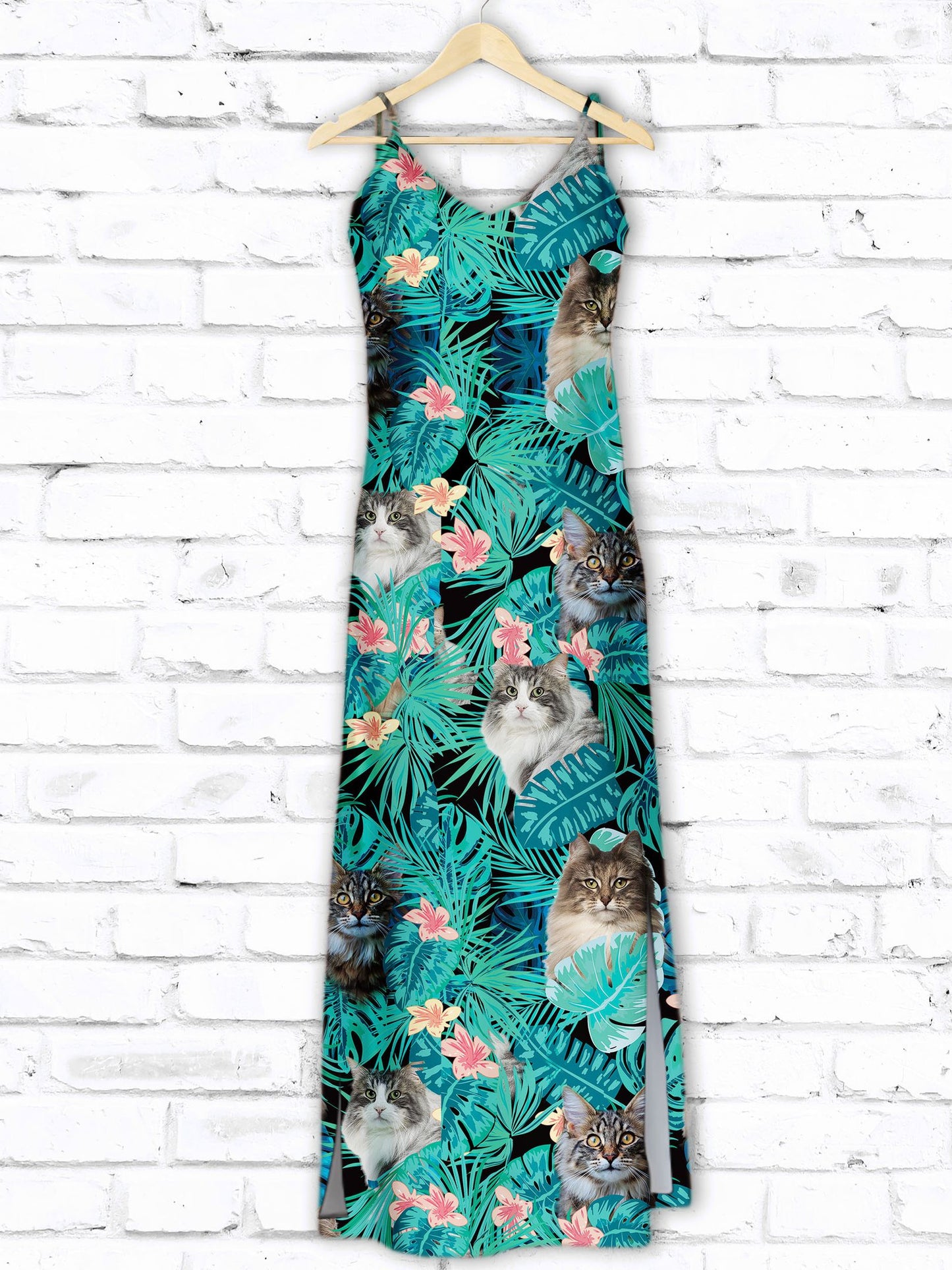 Hawaiian Norwegian Forest Cat Tropical T1407 - Hawaii Dress