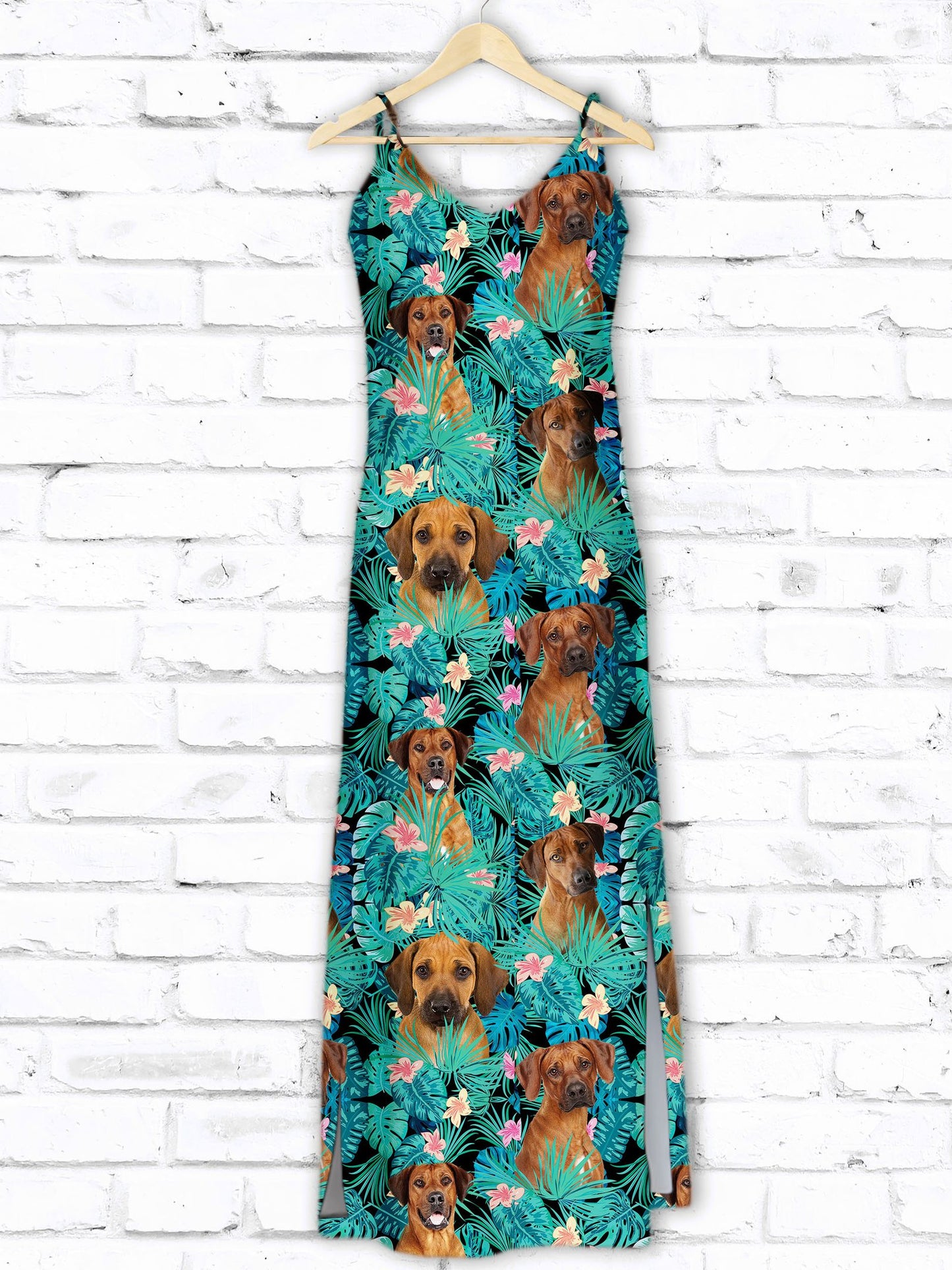 Hawaiian Rhodesian Ridgeback Tropical T1407 - Hawaii Dress