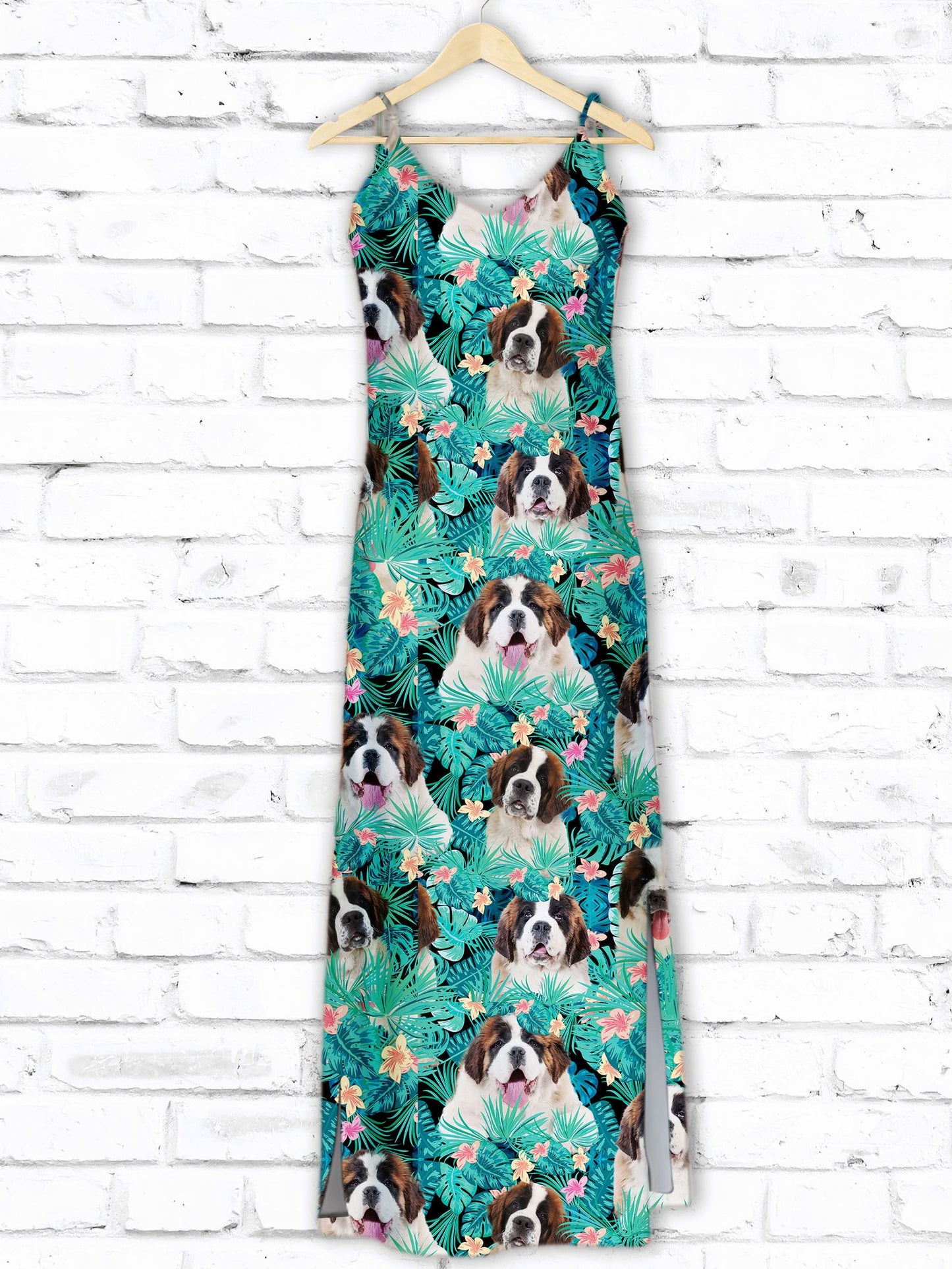 Hawaiian Saint Bernard Tropical T1407 - Hawaii Dress