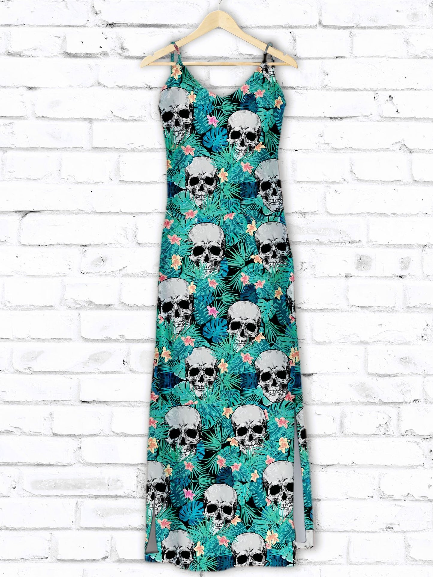 Hawaiian Skull Tropical T1407 - Hawaii Dress
