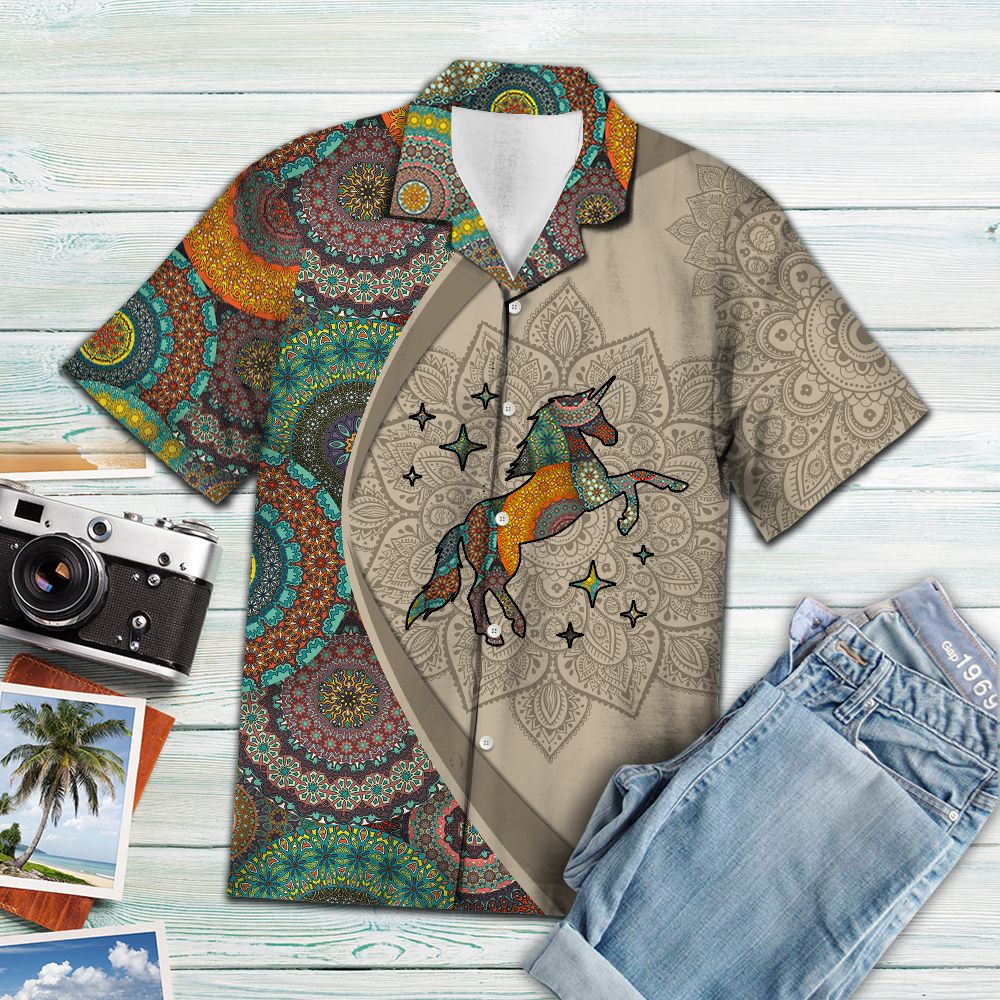 Unicorn Mandala H147018 - Hawaii Shirt