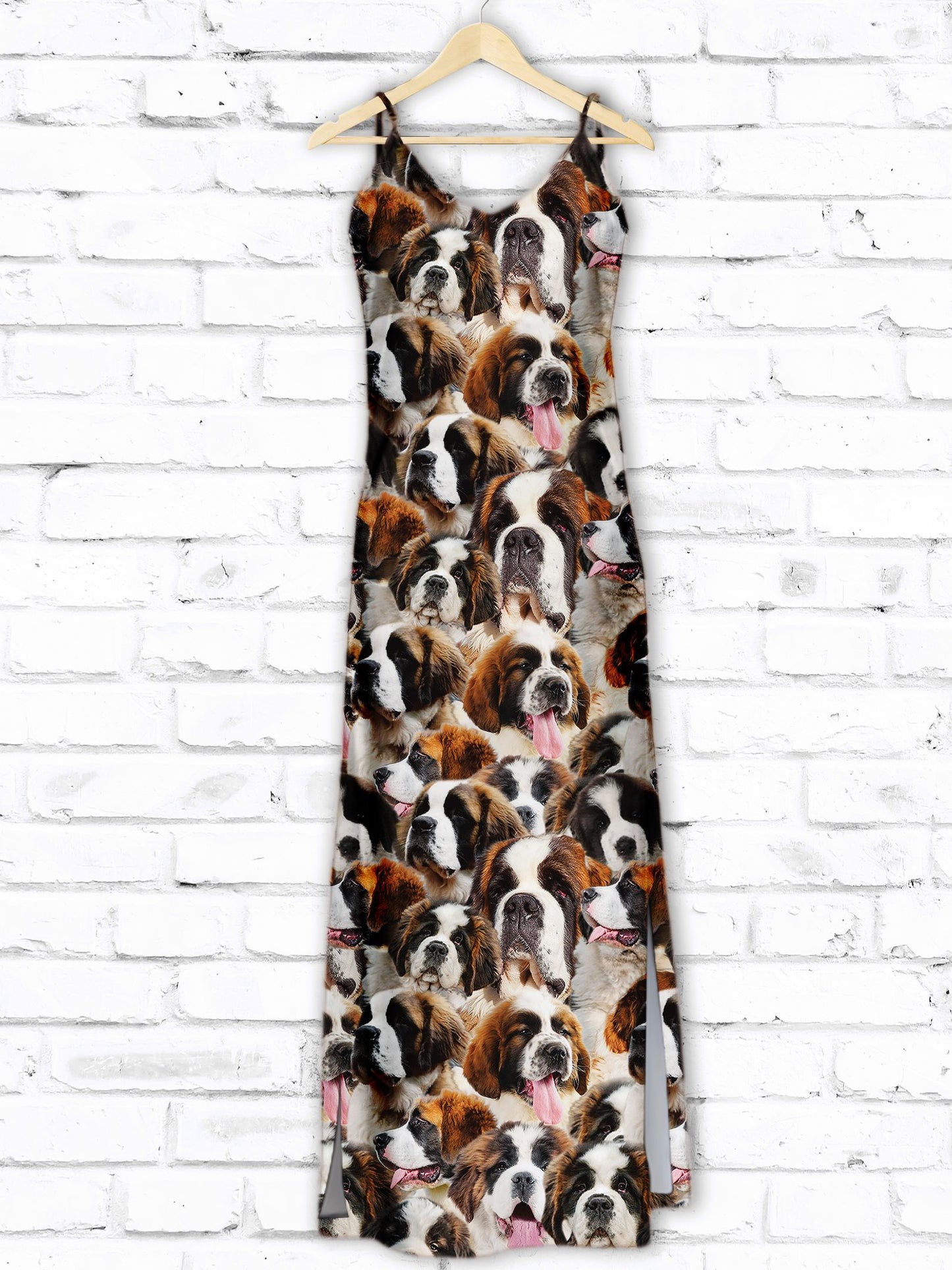 Hawaiian Saint Bernard Awesome T1407 - Hawaii Dress