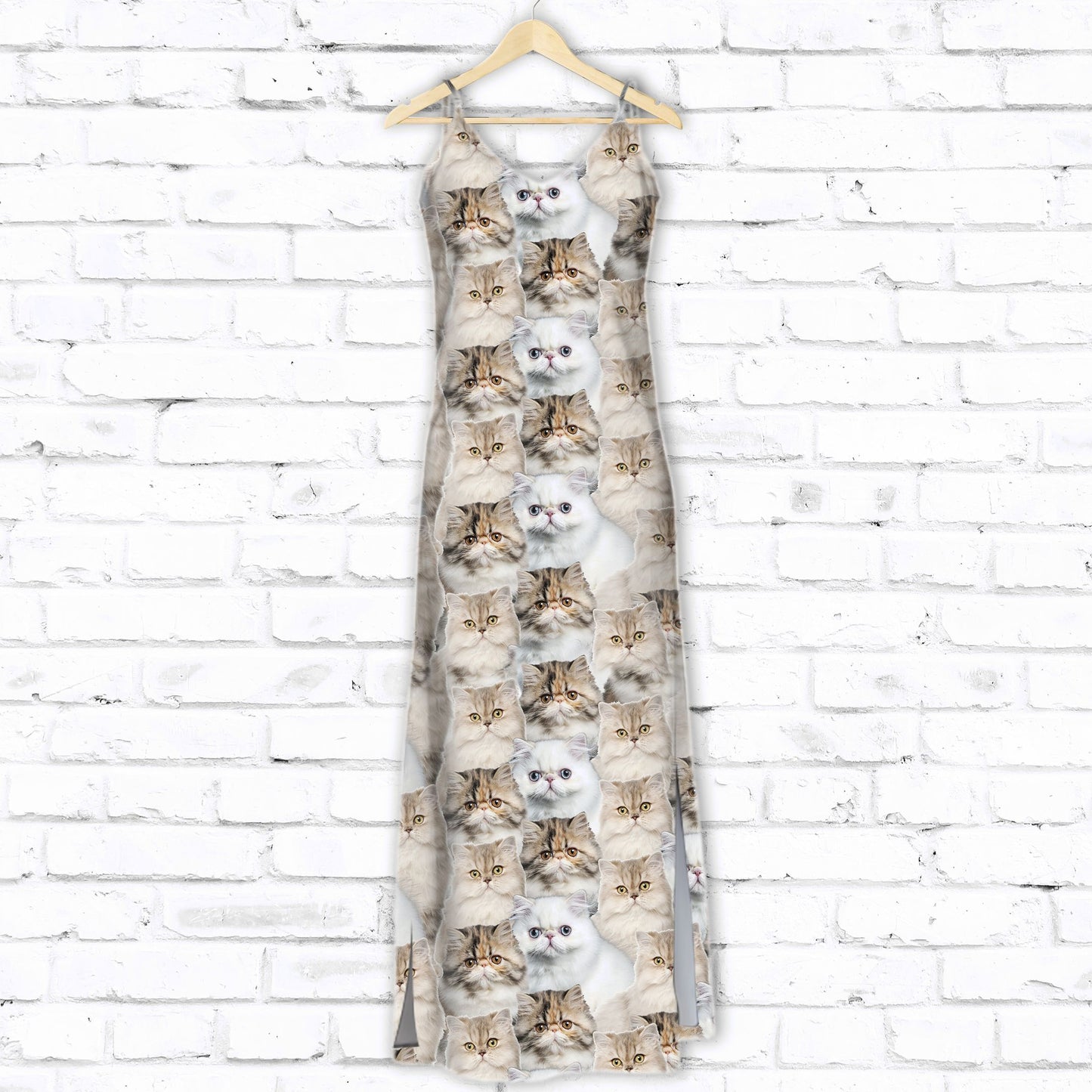 Hawaiian Persian Cat Awesome D1507 - Hawaii Dress