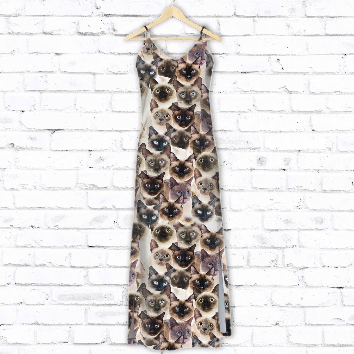 Hawaiian Siamese Awesome D1507 - Hawaii Dress