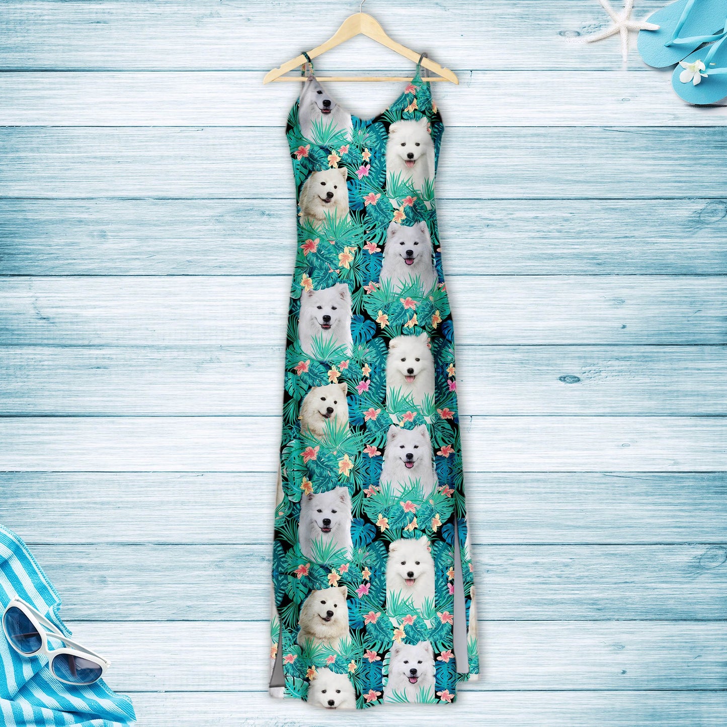 Hawaiian Samoyed Tropical T1507 - Hawaii Dress
