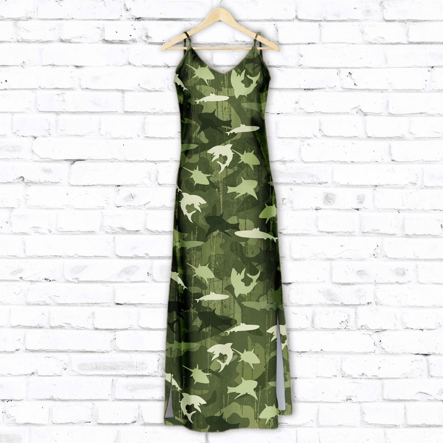 Hawaiian Shark Camo T1507 - Hawaii Dress