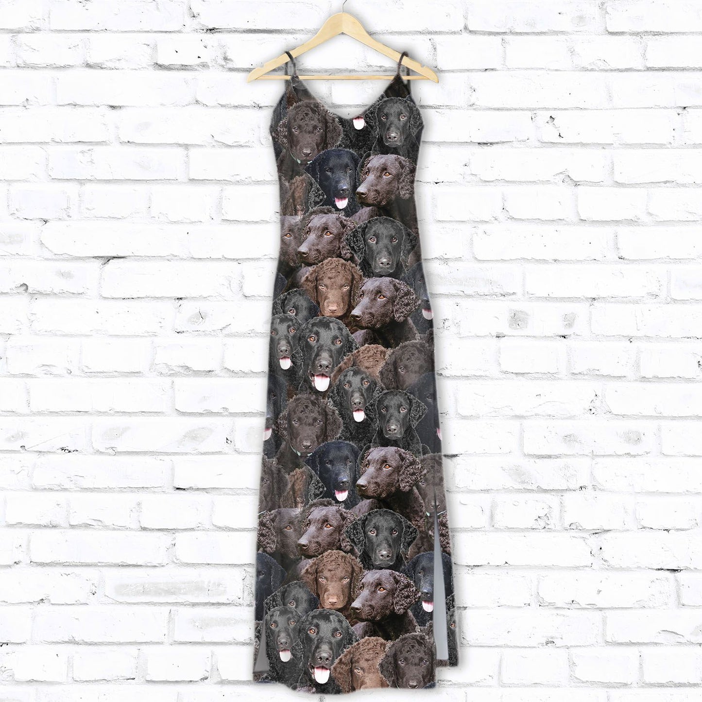 Hawaiian Curly-Coated Retriever Awesome D1507 - Hawaii Dress