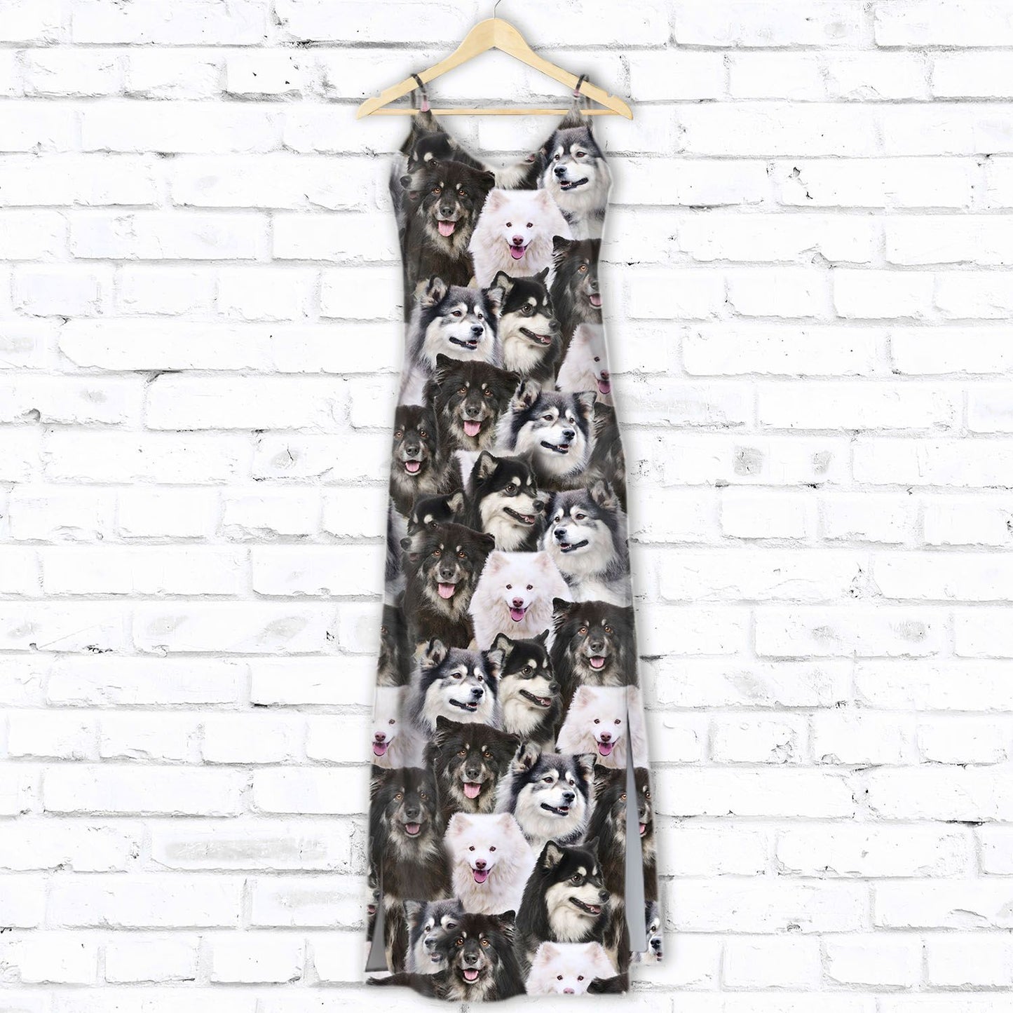 Hawaiian Finnish Lapphund Awesome D1507 - Hawaii Dress