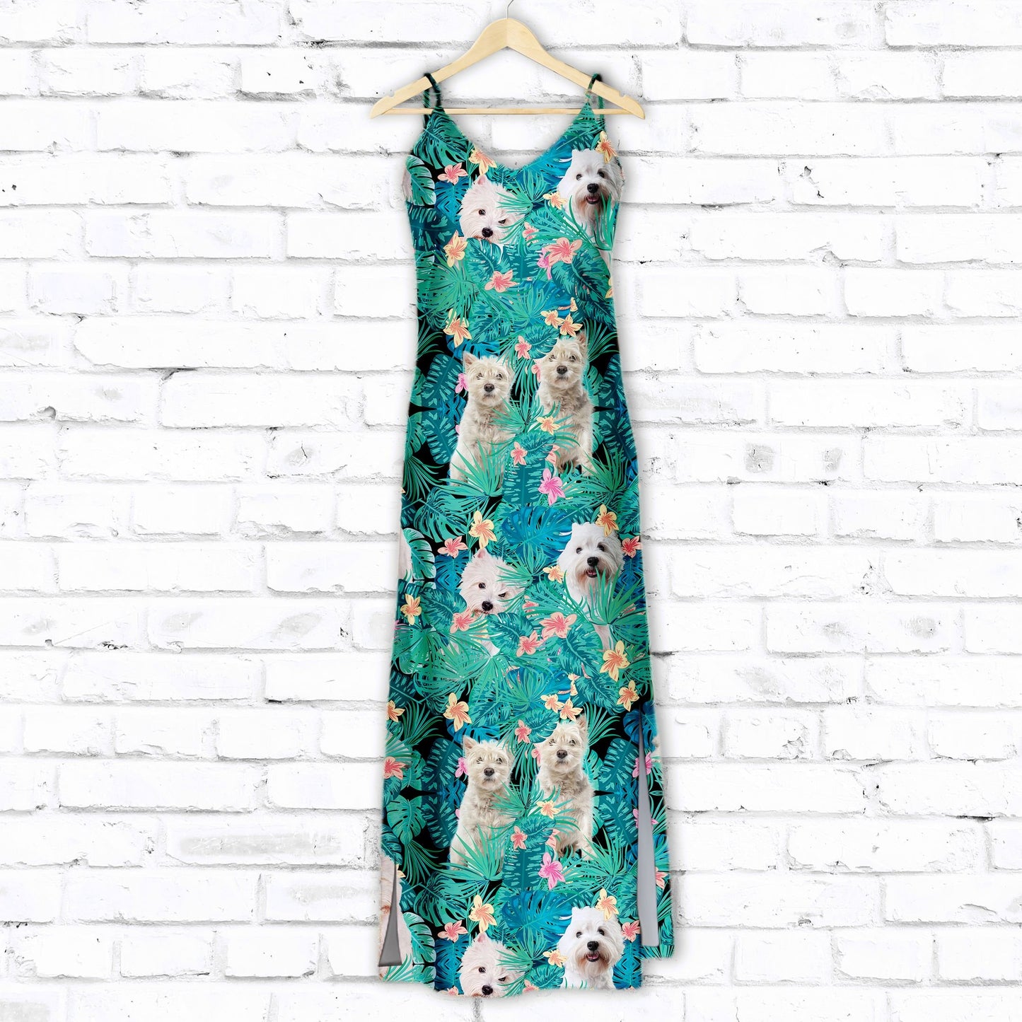 Hawaiian West Highland White Terrier Tropical T1507 - Hawaii Dress