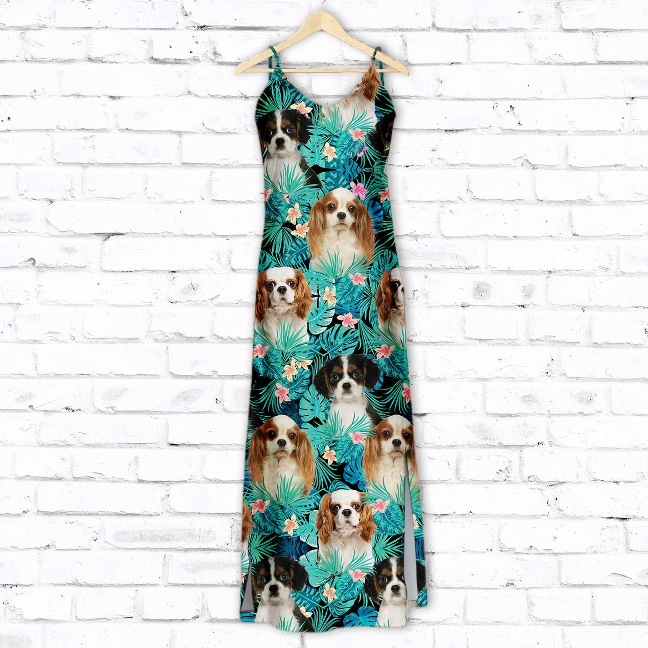 Hawaiian Cavalier King Charles Spaniel Tropical T1507 - Hawaii Dress