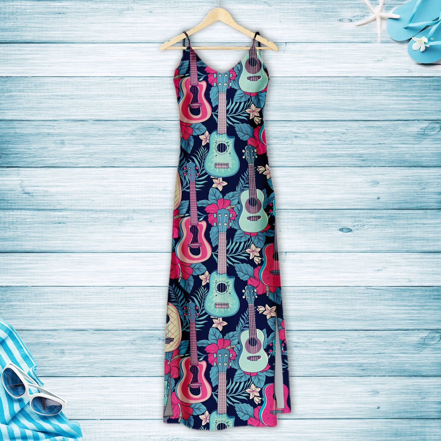 Hawaiian Amazing Guitar H157104 - Hawaii Dress