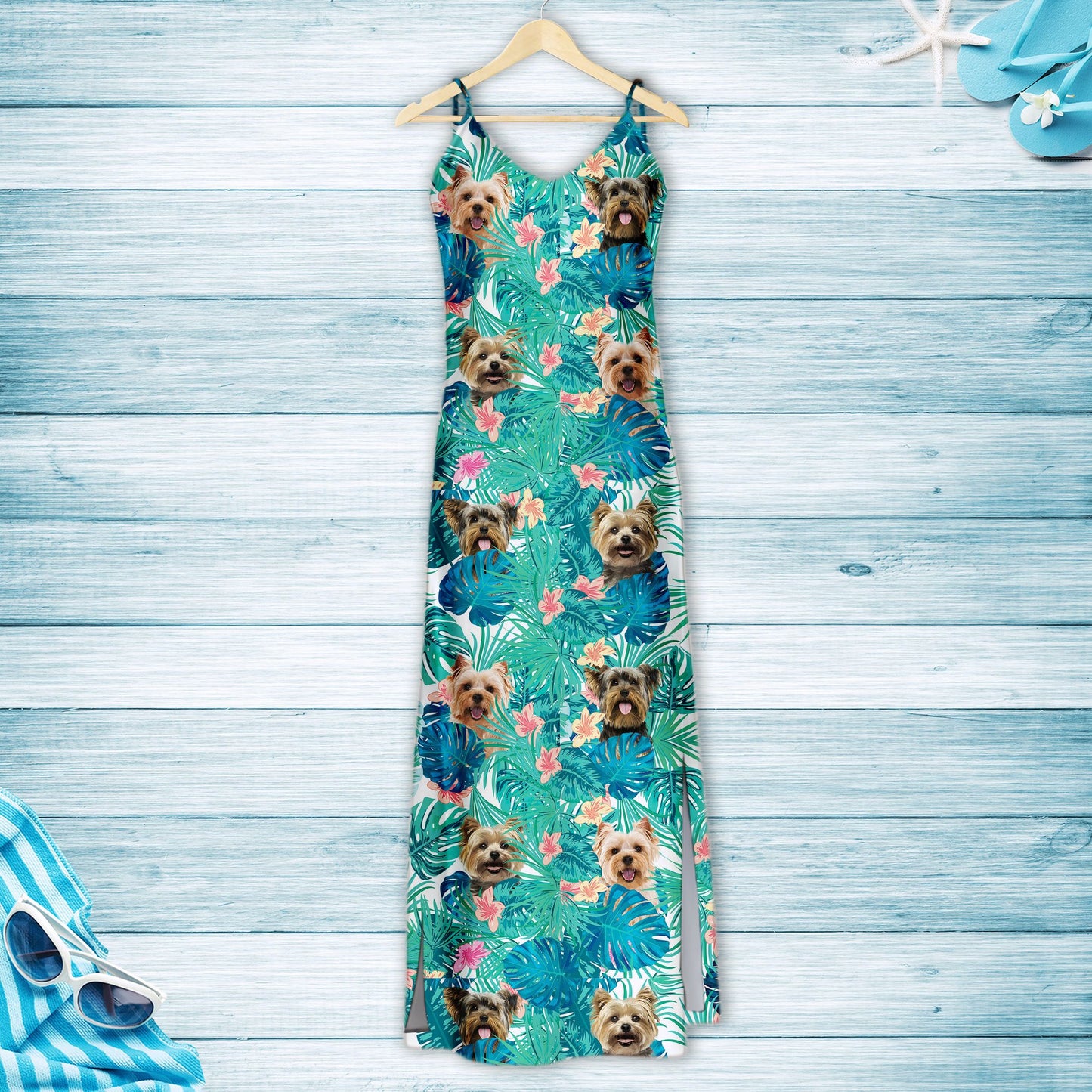 Hawaiian Tropical Yorkshire Terrier H157060 - Hawaii Dress