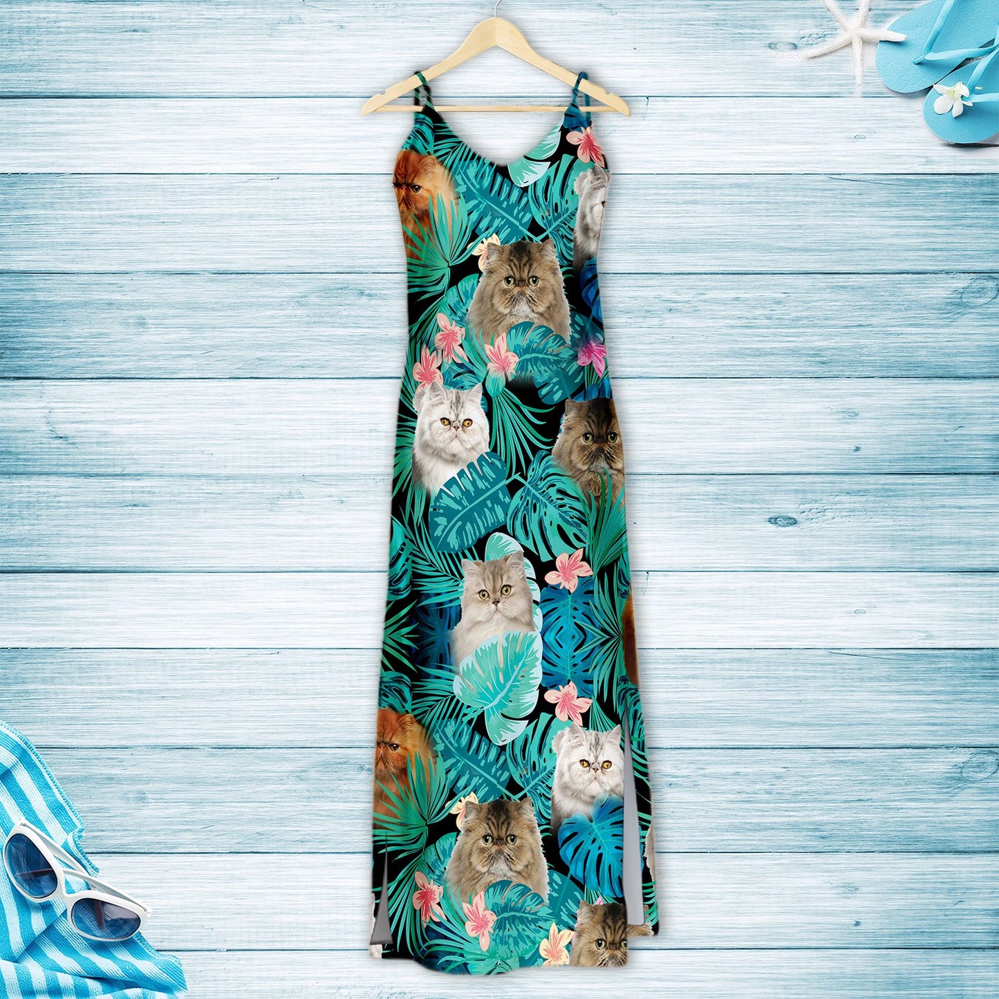 Hawaiian Tropical Persian Cat G5716 - Hawaii Dress