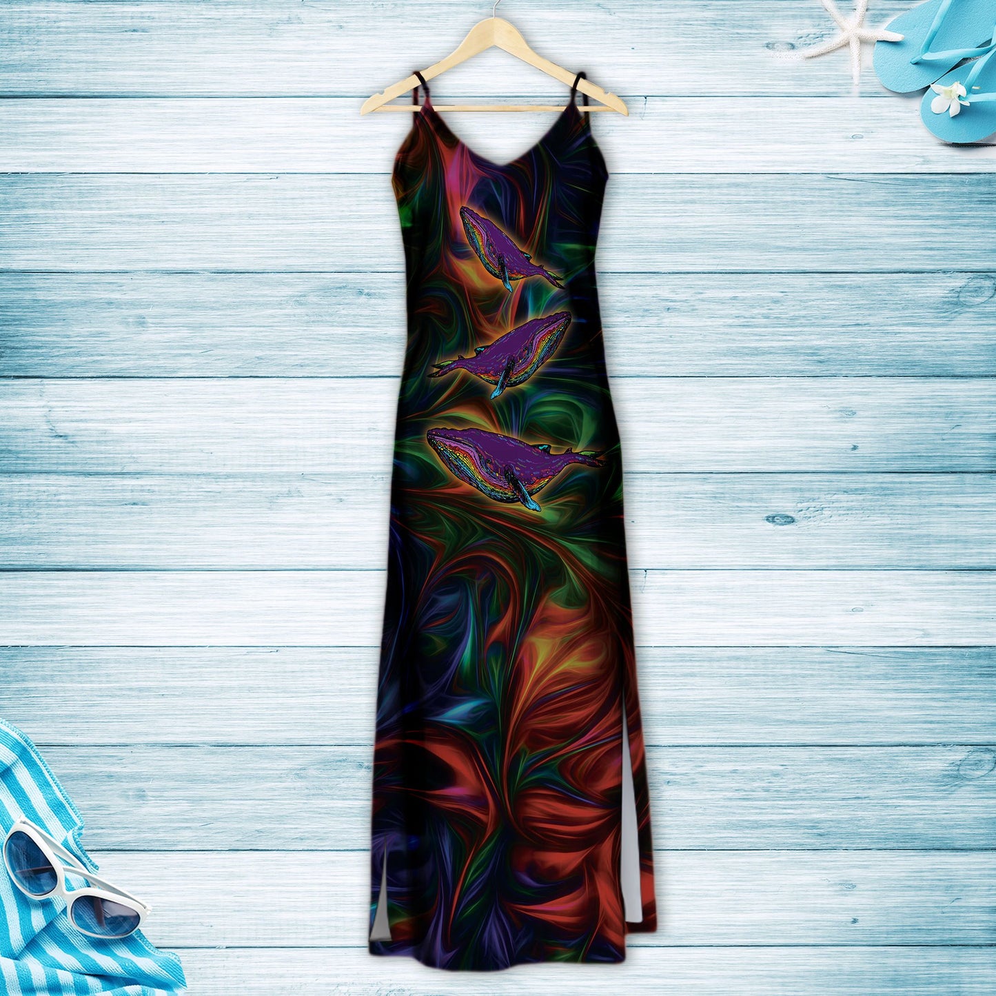 Hawaiian Awesome Whale G5716 - Hawaii Dress