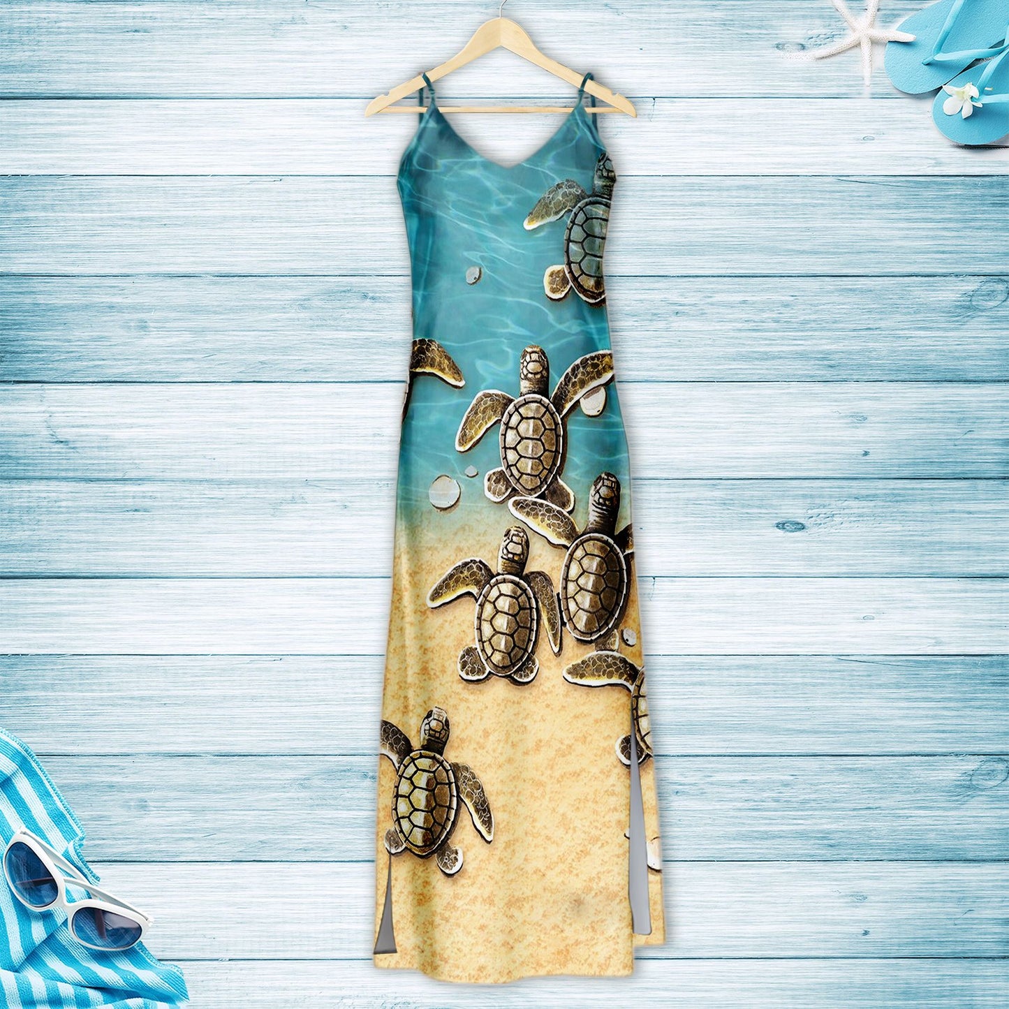 Awesome SeaTurtle G5716 - Hawaiian Dress