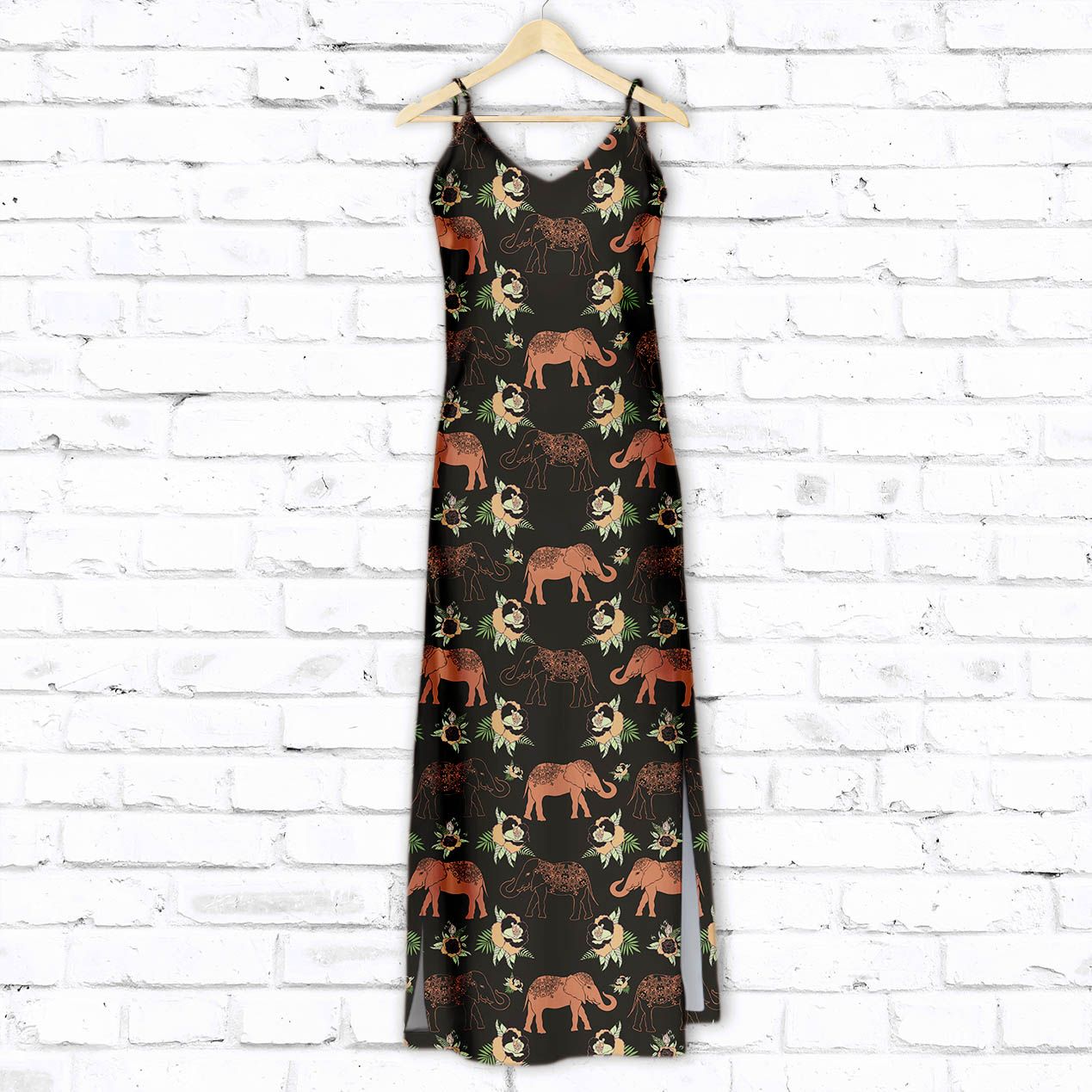 Amazing Elephant T1607 - Hawaiian Dress
