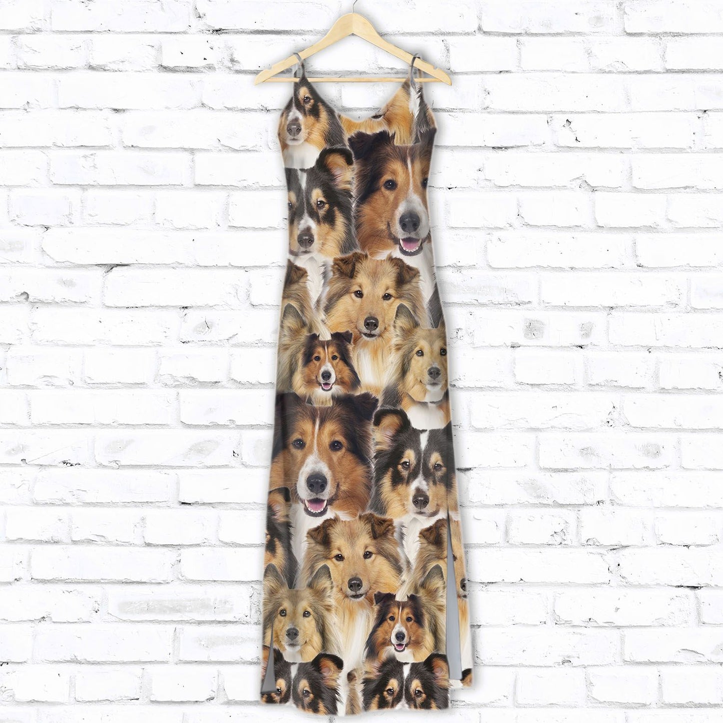 Shetland Sheepdog Awesome D1607 - Hawaiian Dress