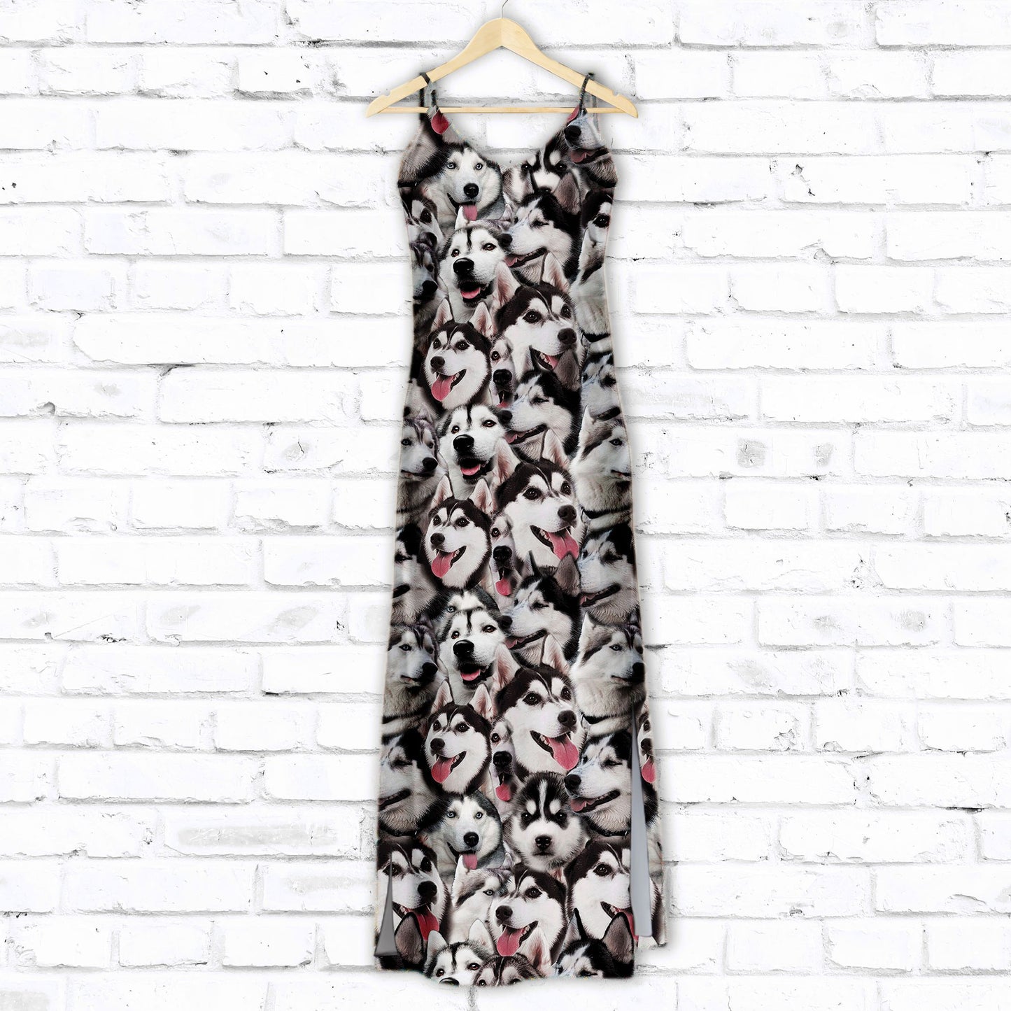 Siberian Husky Awesome T1607 - Hawaiian Dress