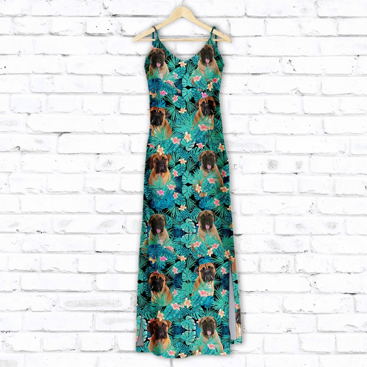 Bullmastiff Tropical T1607 - Hawaiian Dress