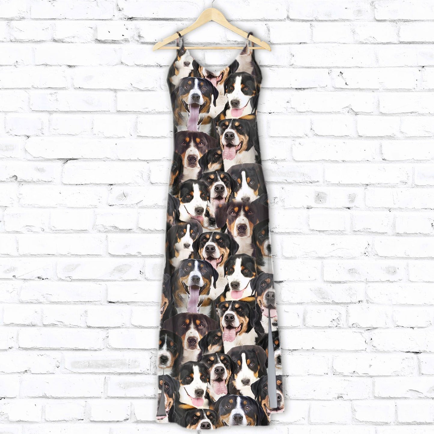 Greater Swiss Mountain Dog Awesome D1607 - Hawaiian Dress