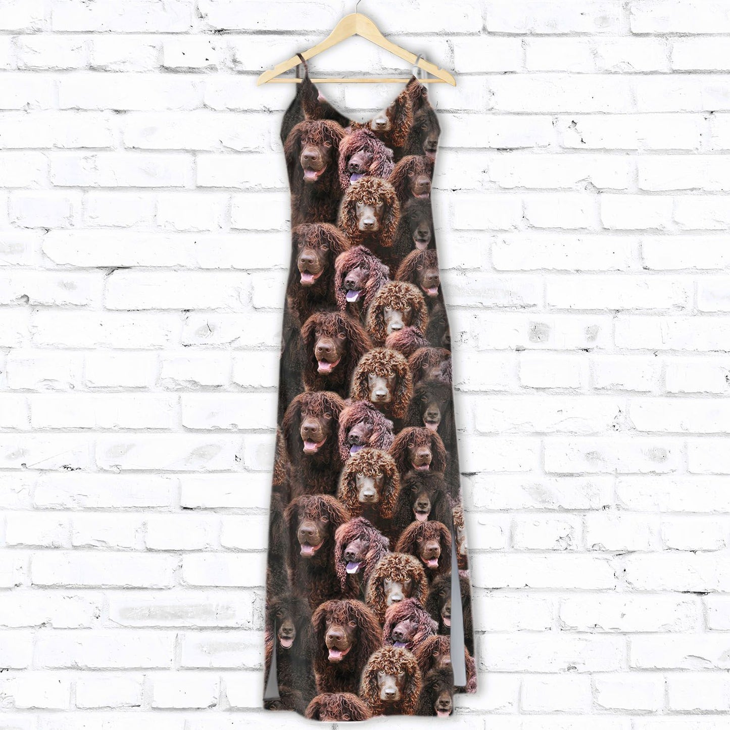 Irish Water Spaniel Awesome D1607 - Hawaiian Dress