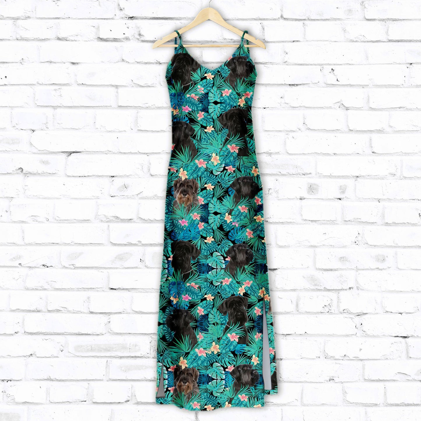 Giant Schnauzer Tropical T1607 - Hawaiian Dress