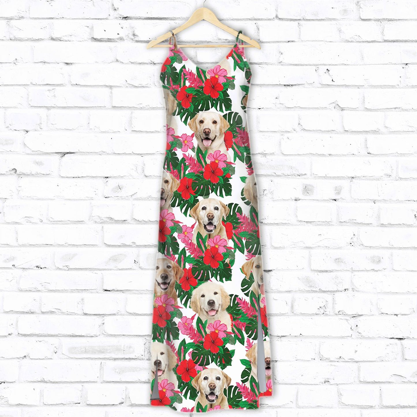 Labrador Retriever Hibiscus D1607 - Hawaiian Dress