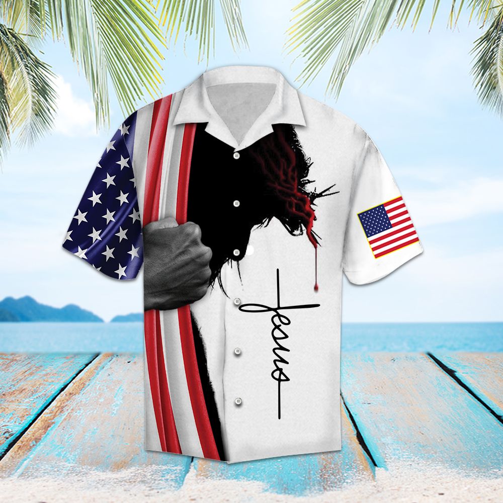 Stand For The Flag Kneel For The Fallen G5717 - Hawaiian Shirt