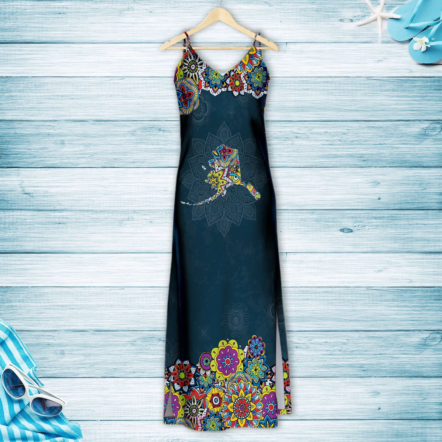 Alaska Floral Mandala G5717 - Hawaiian Dress