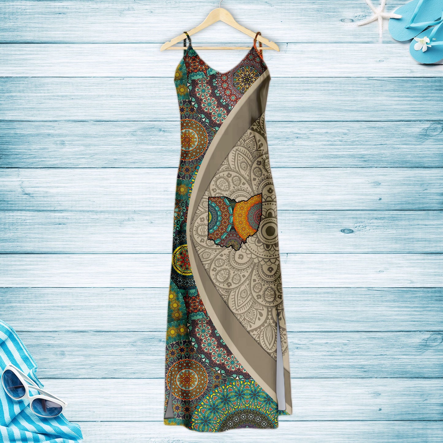 Ohio Mandala H177075 - Hawaiian Dress