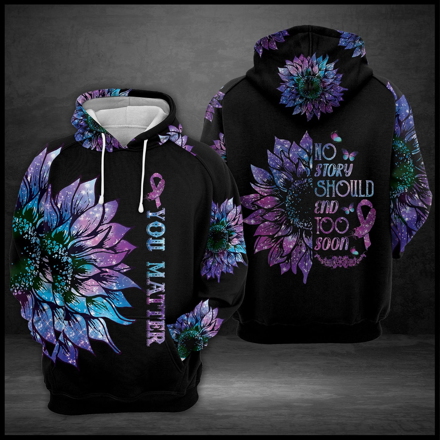 Suicide Prevention Awareness G5805 - All Over Print Unisex Hoodie