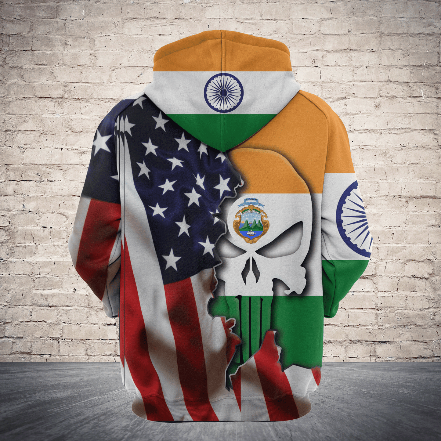 India Proud H7823 - All Over Print Unisex Hoodie