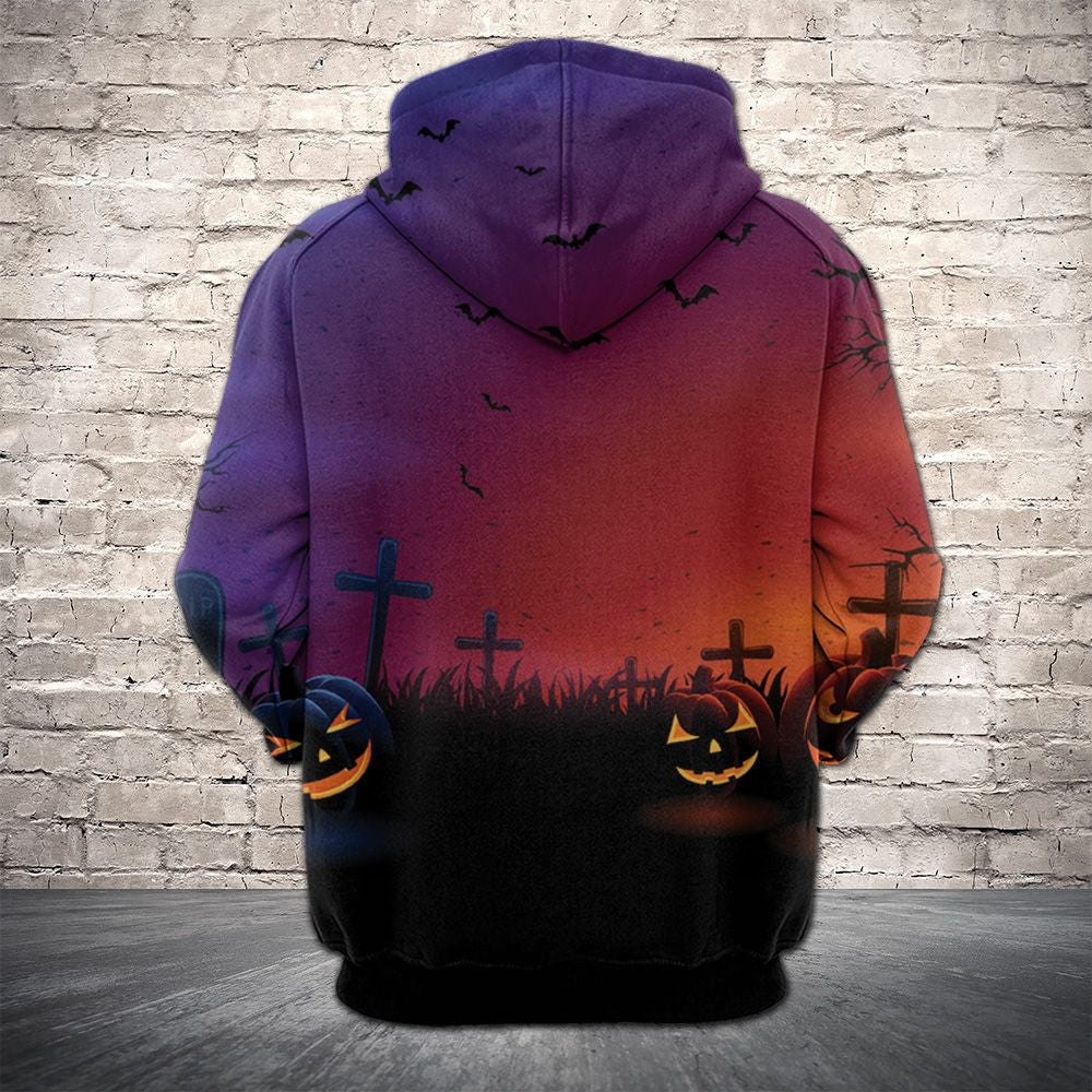 Amazing Halloween Llama HT06813 - All Over Print Unisex Hoodie