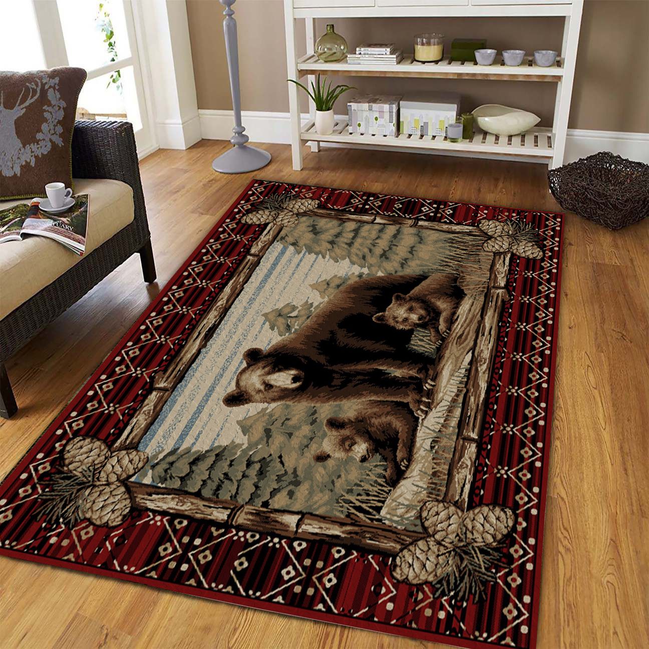 Bear Family Vintage T1108 Rug