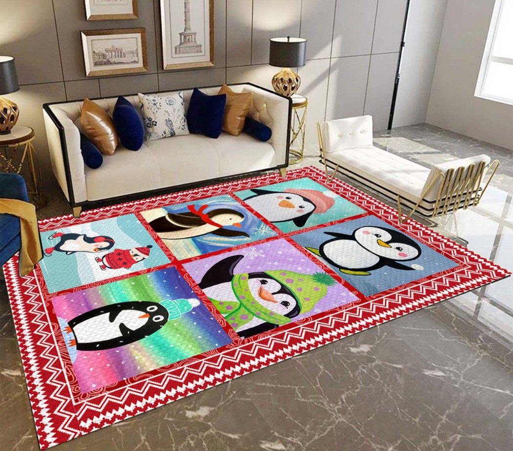 Cute Penguin D1008 Rug
