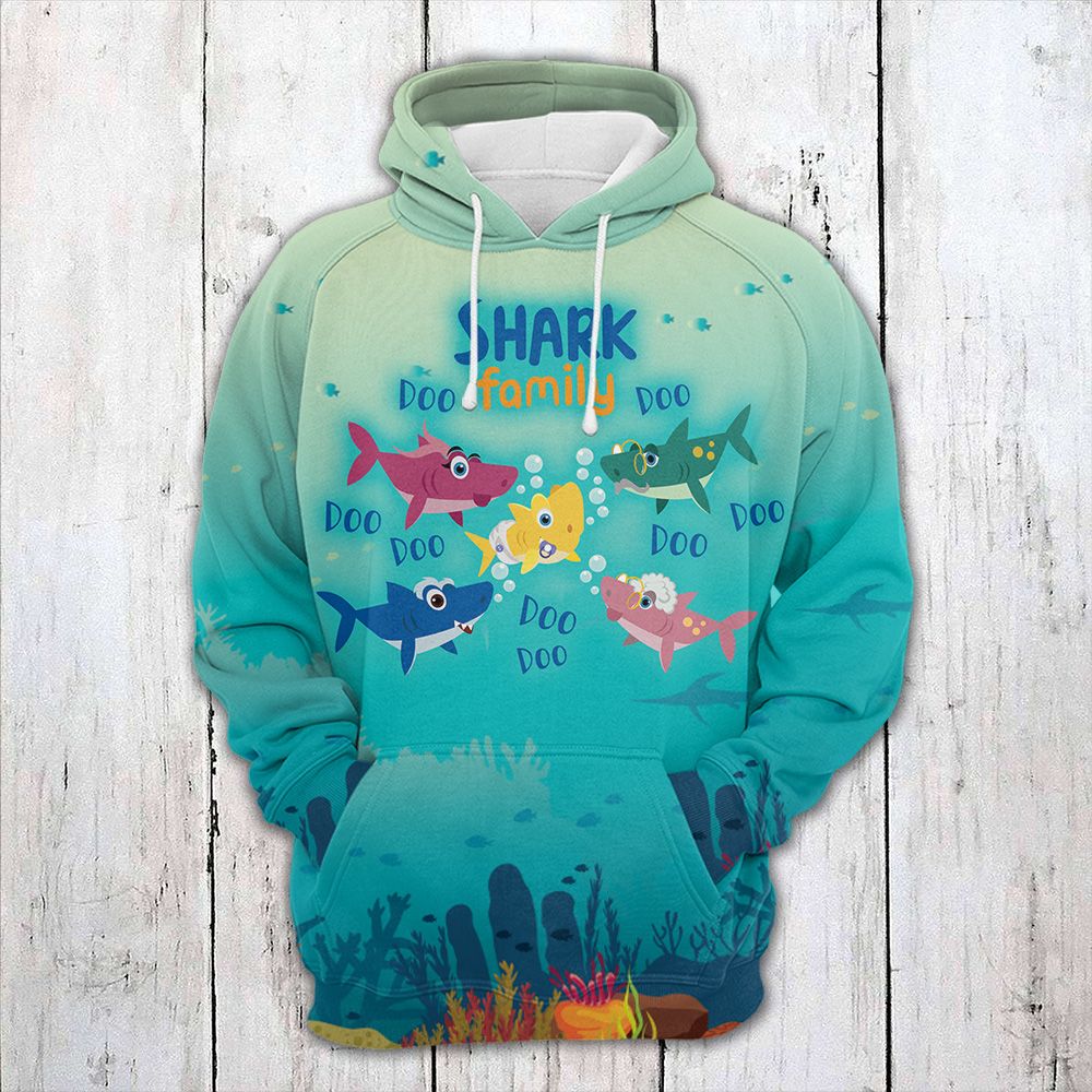 Amazing Shark HT07807 - All Over Print Unisex Hoodie